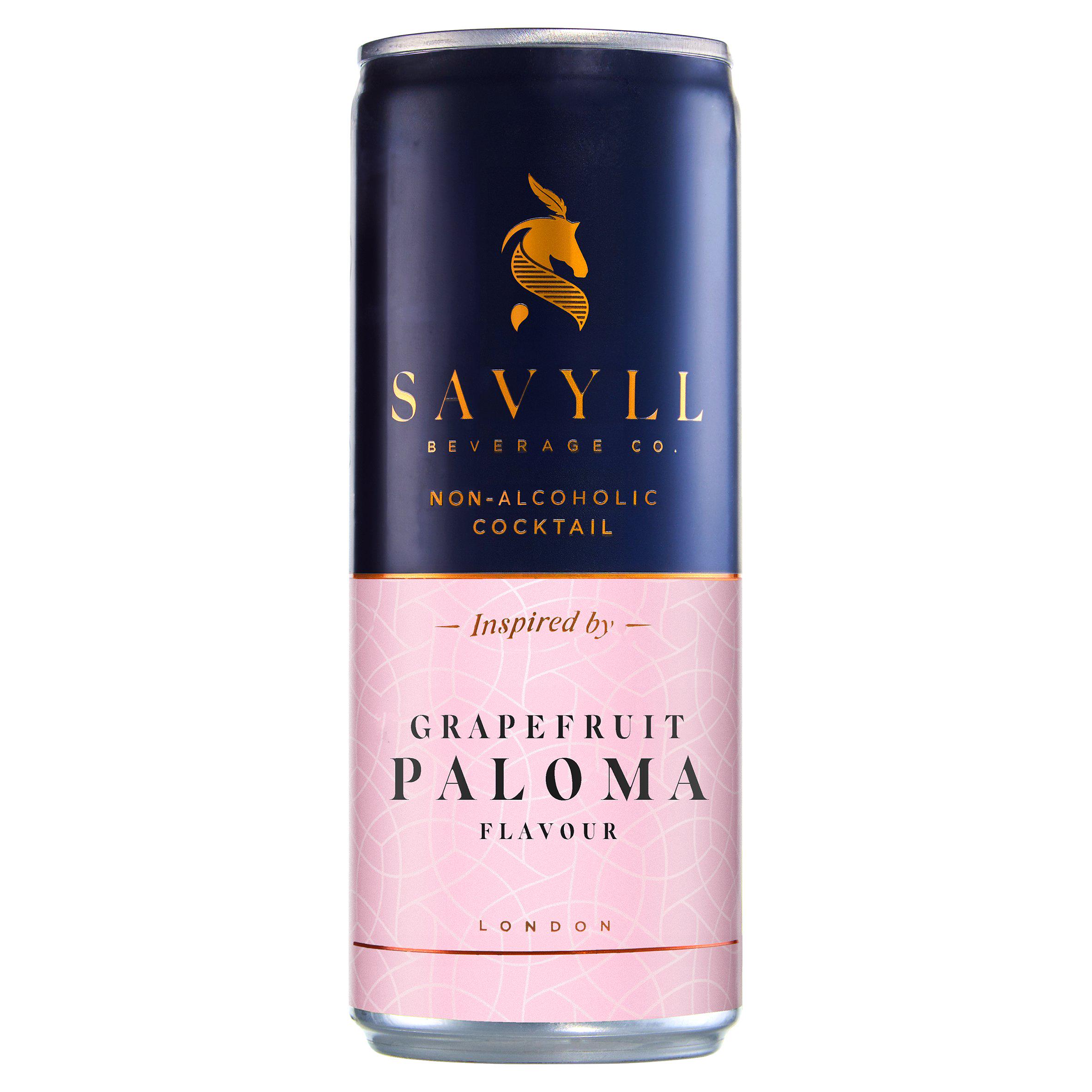 Savyll Alcohol Free Cocktail Grapefruit Paloma Tequila Flavour