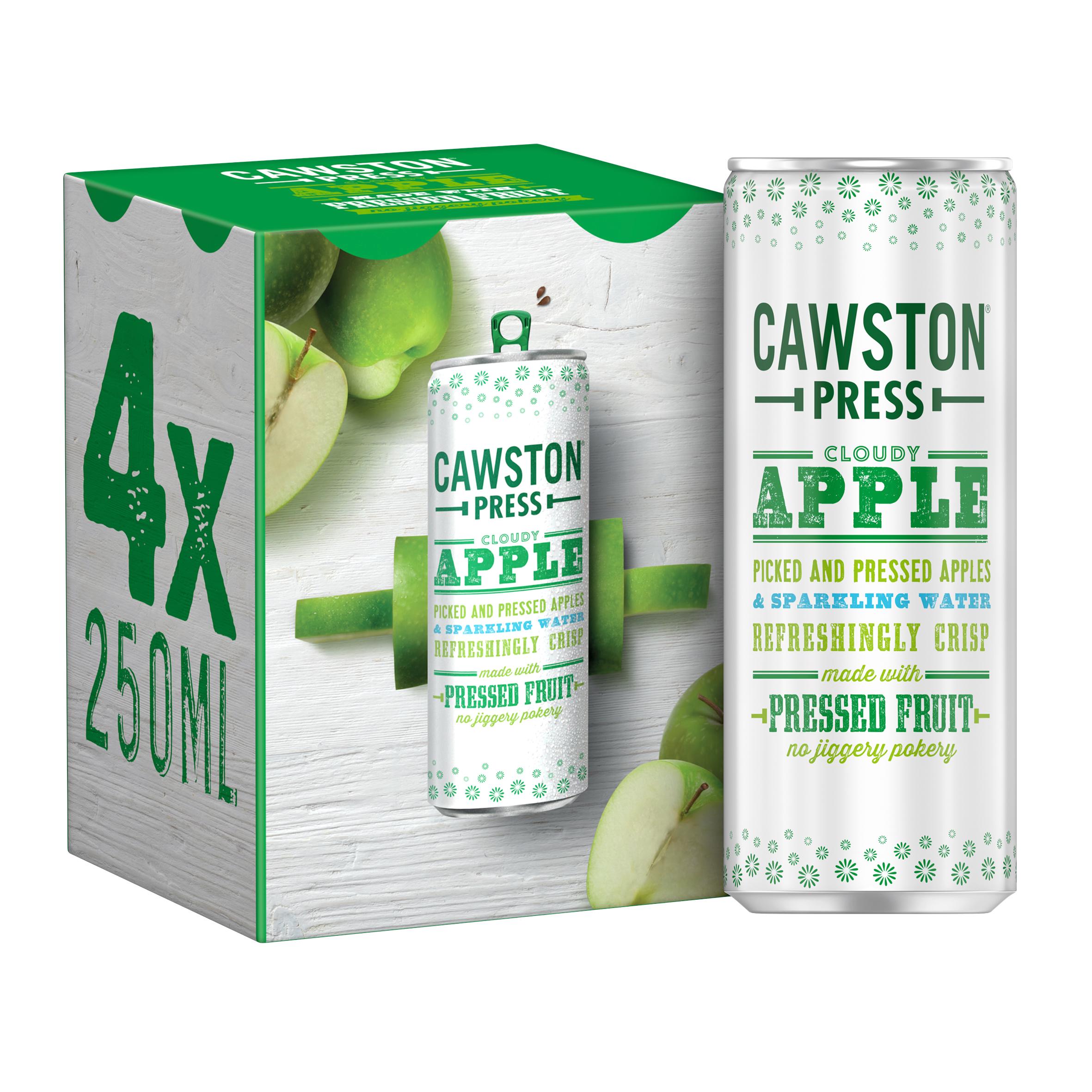 Cawston Press Cloudy Apple 4 x 250ml thumbnail 2