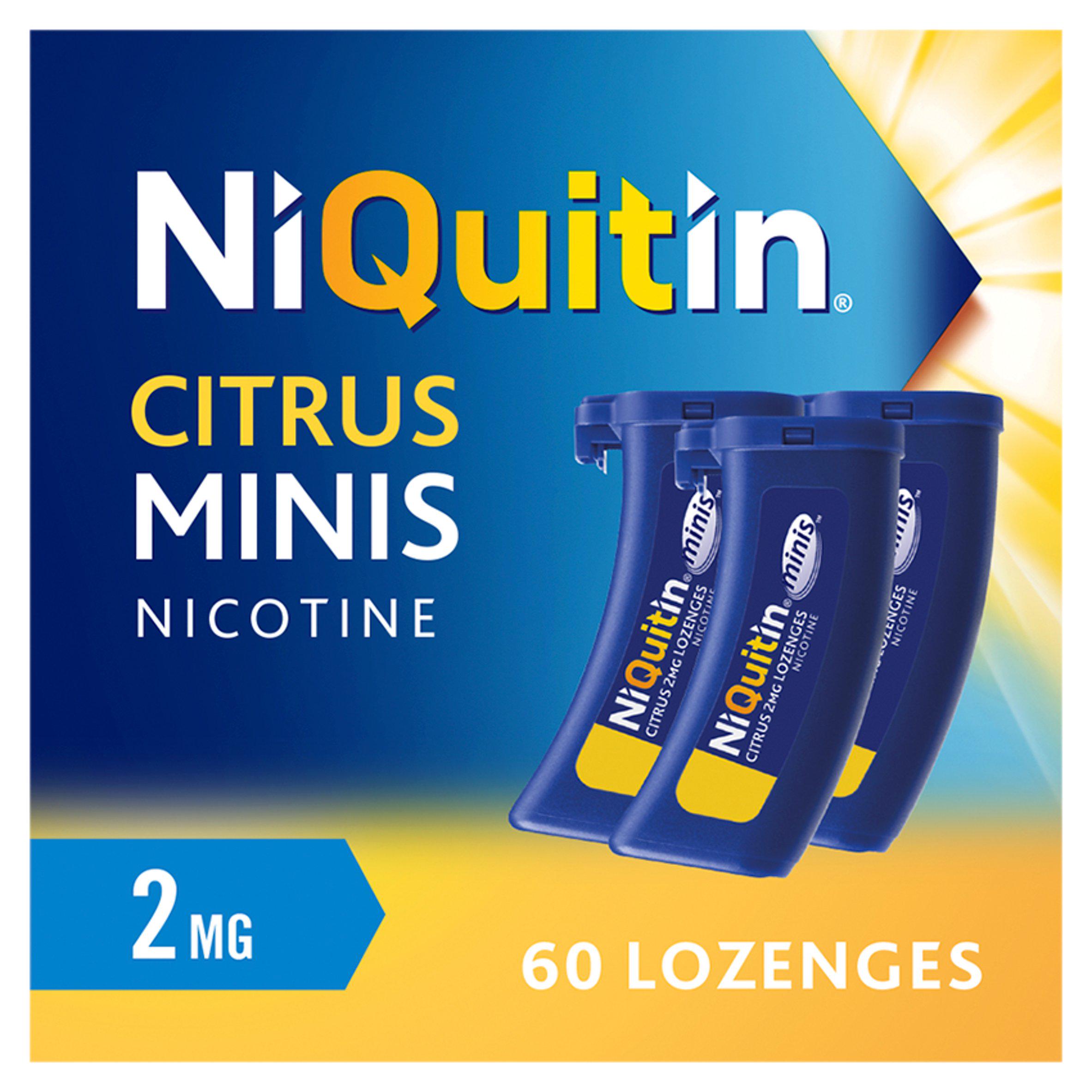NIQUITIN Mini Lozenges Citrus 2.0mg 60s
