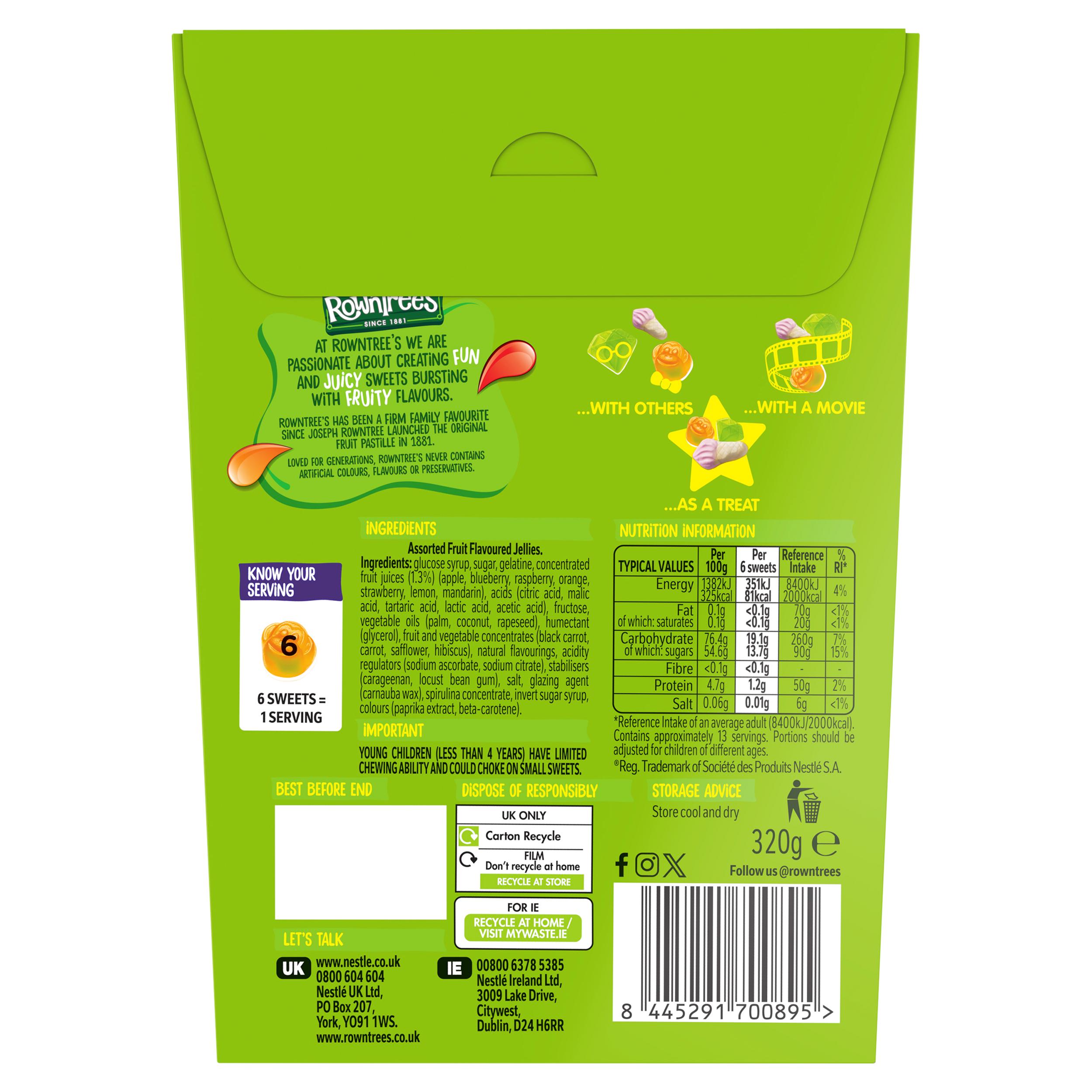 Rowntree's Randoms Sweets Carton 320g thumbnail 2