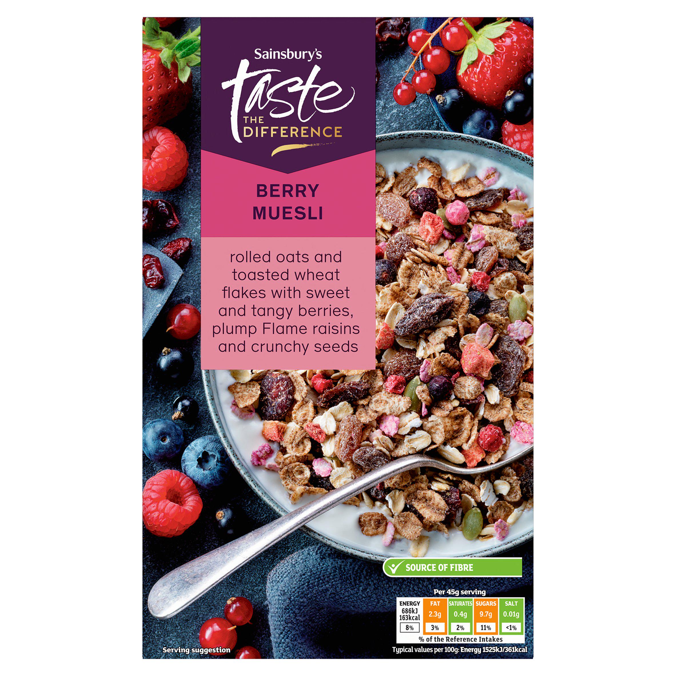 Sainsbury's Berry Muesli, Taste the Difference 500g
