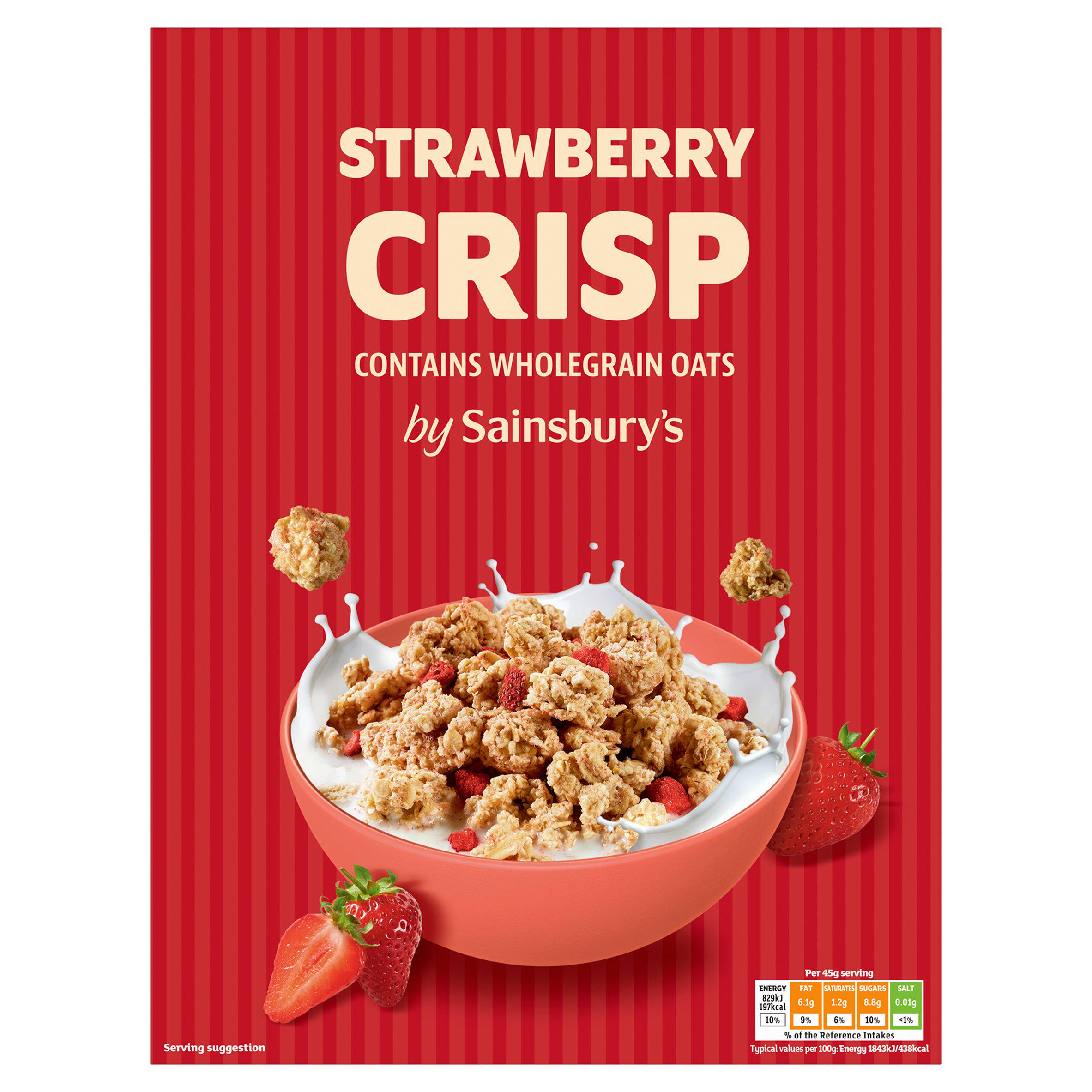 Sainsbury's Strawberry Crisp 500g