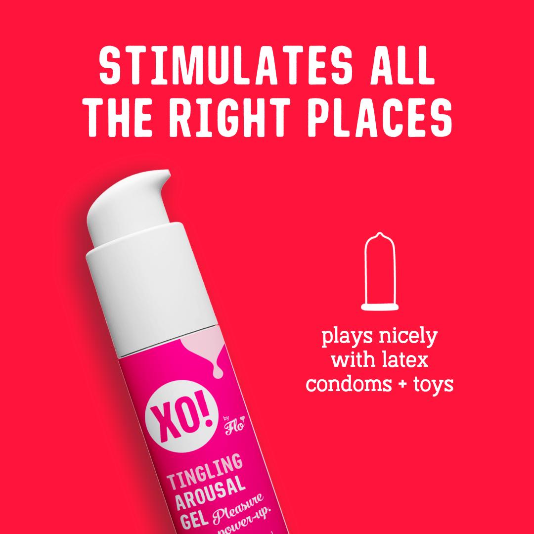 XO! by Flo Arousal Gel Stimulating Warming + Cooling Sensation 30ml thumbnail 3