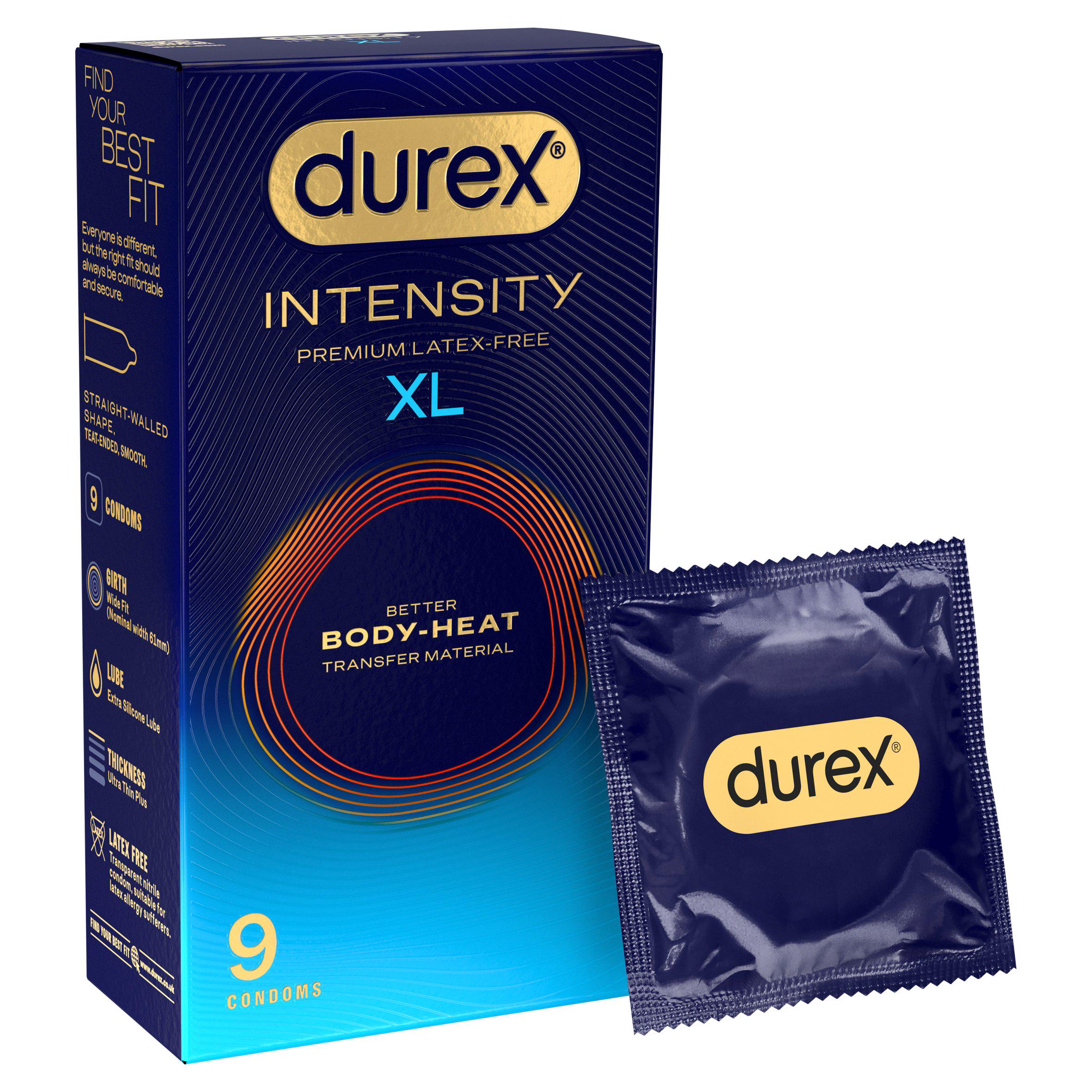Durex 9 x Intensity XL Condoms