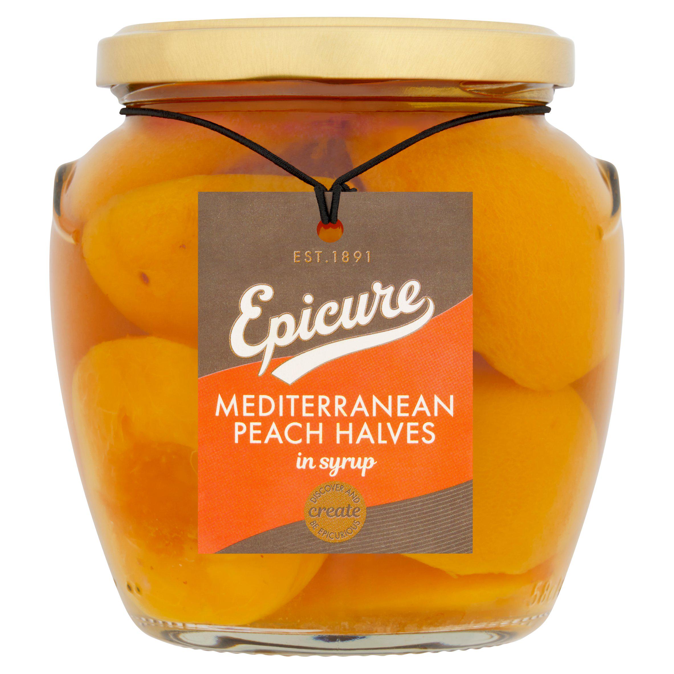 Epicure Mediterranean Peach Halves in Syrup 540g