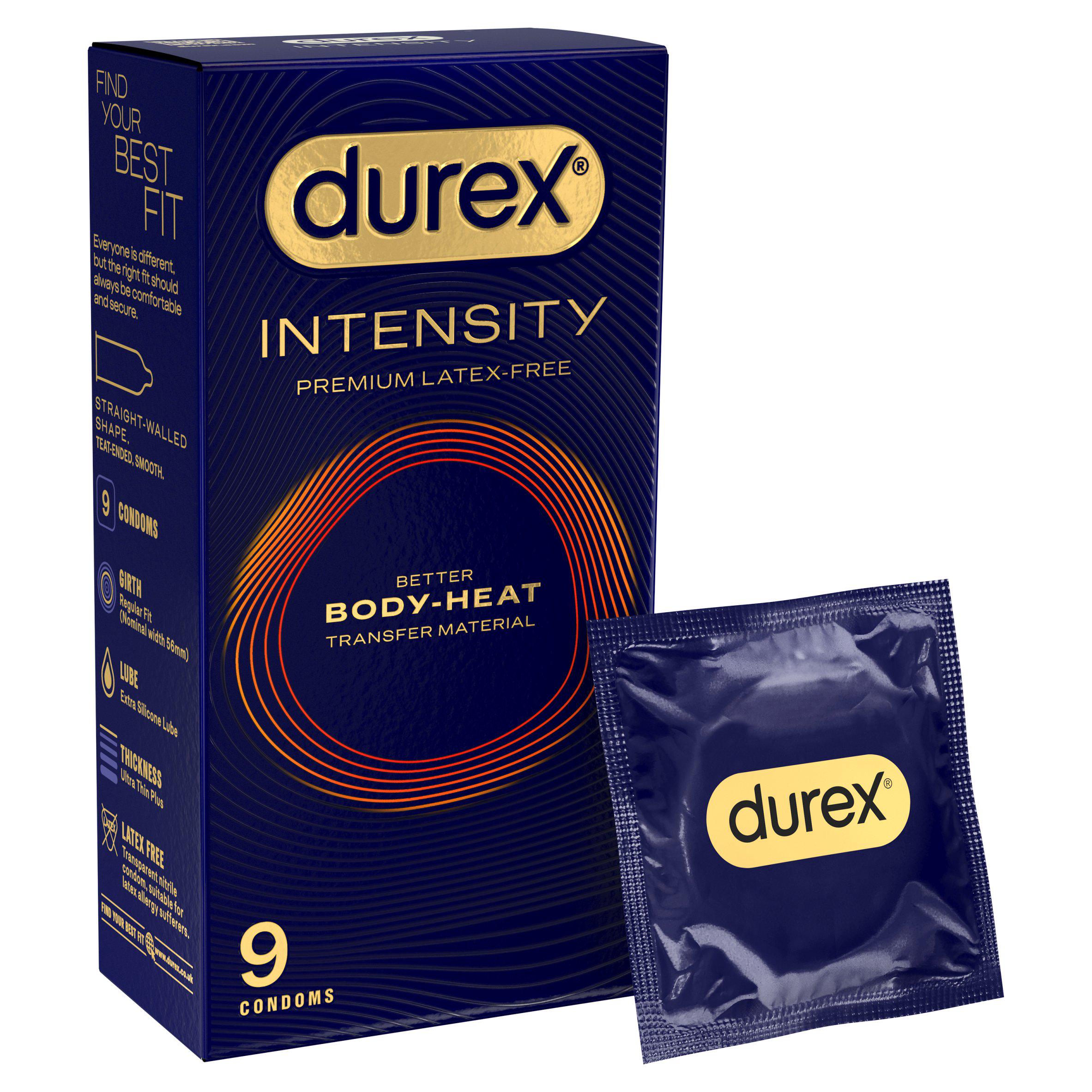 Durex 9 x Intensity Condoms
