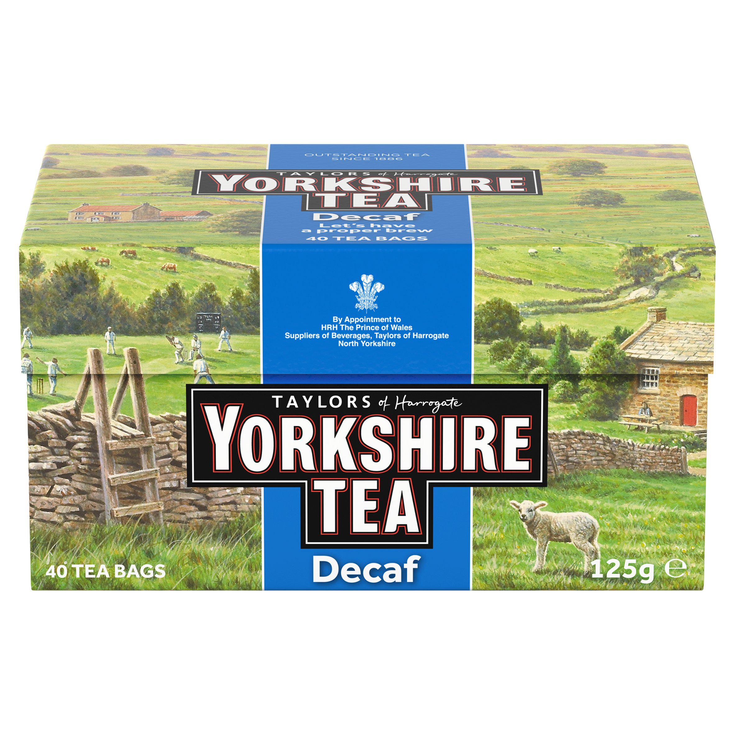 Taylors of Harrogate Yorkshire Decaf Tea Bags x40 125g