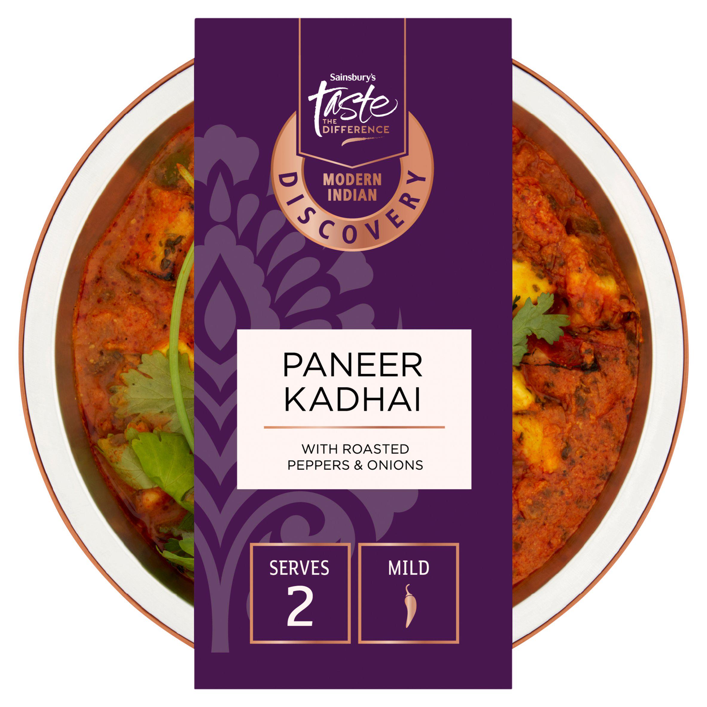Sainsbury's Discovery 400g Paneer Kadhai, Taste the Difference