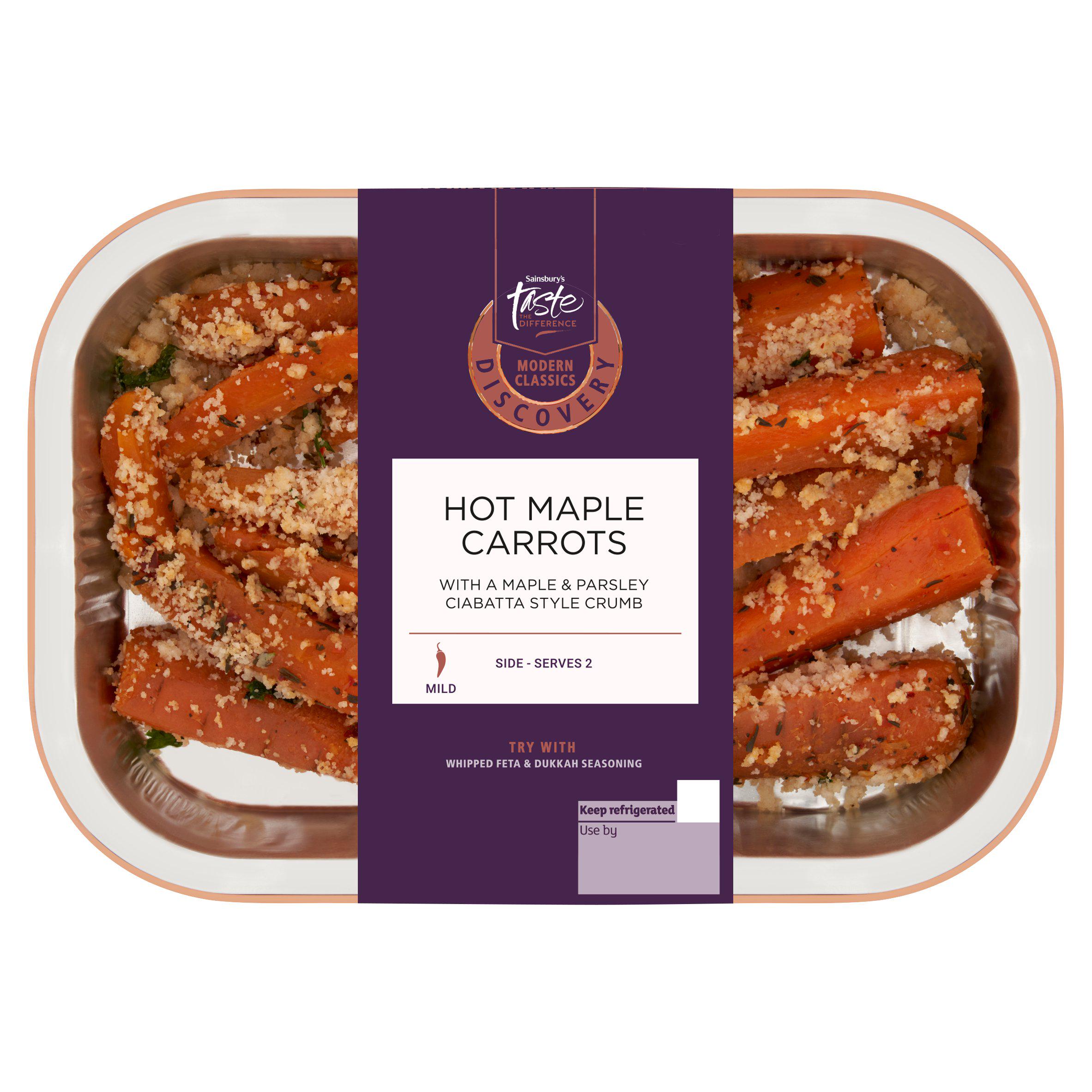 Sainsbury's Discovery 300g Hot Maple Carrots, Taste the Difference