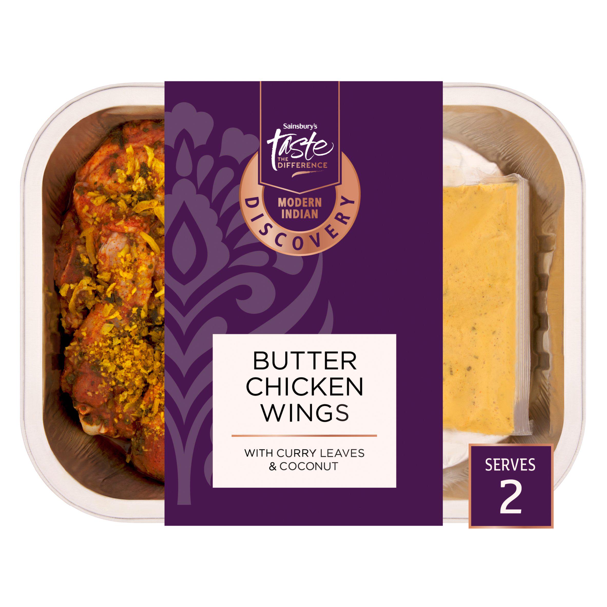 Sainsbury's Discovery 302g Butter Chicken Wings, Taste the Difference