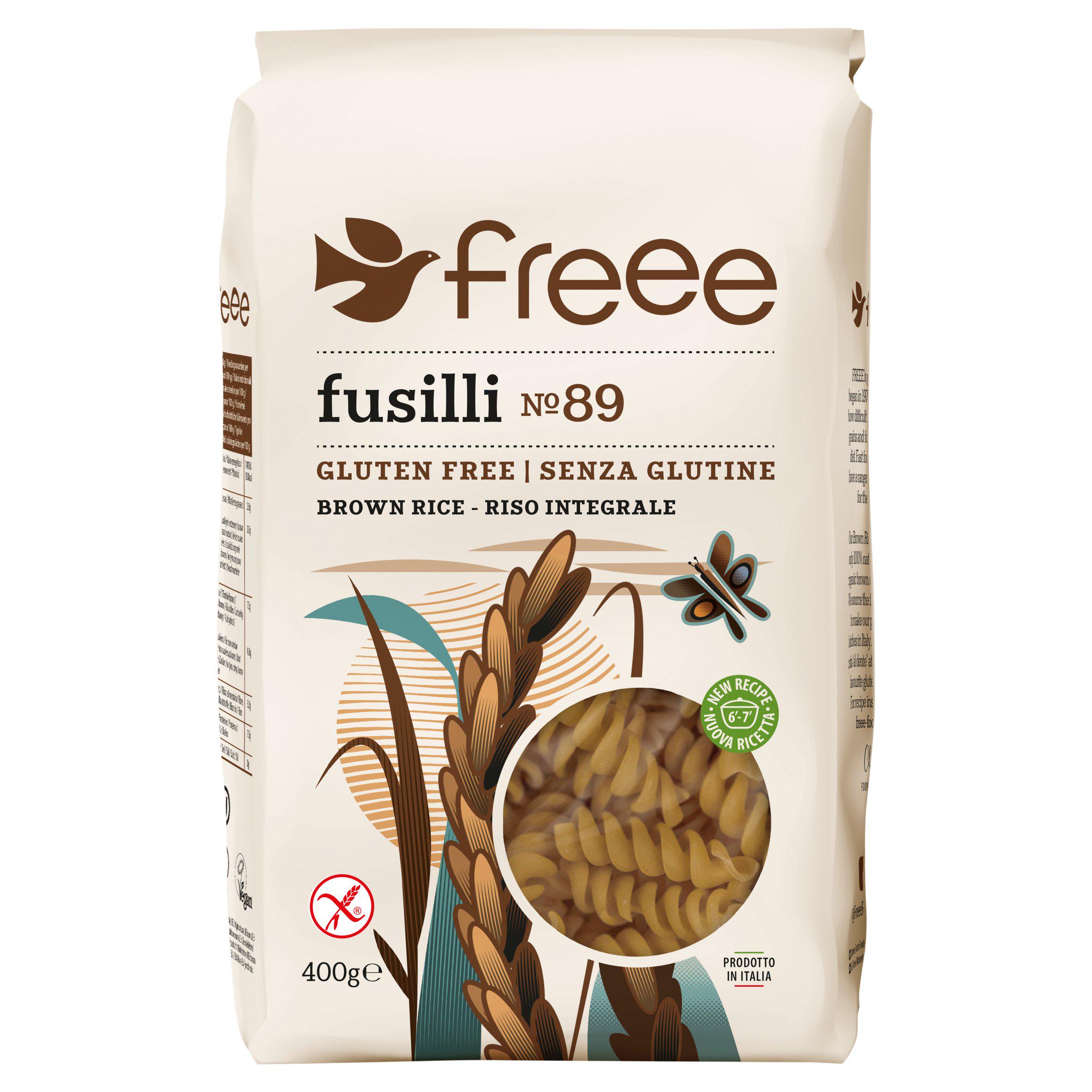 Freee Gluten Free Brown Rice Fusilli