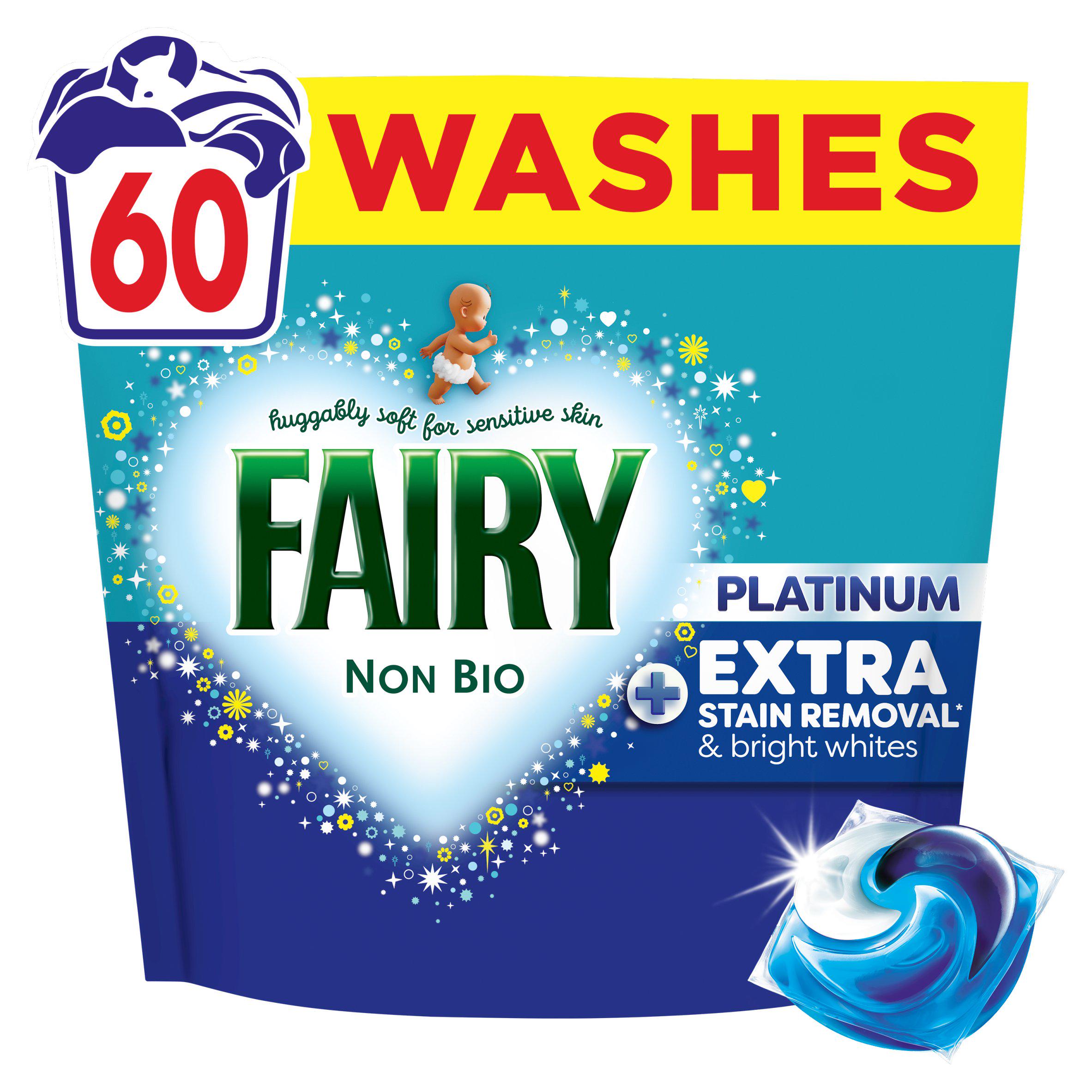 Fairy Non Bio Pods 60 Washes Washing Capsules