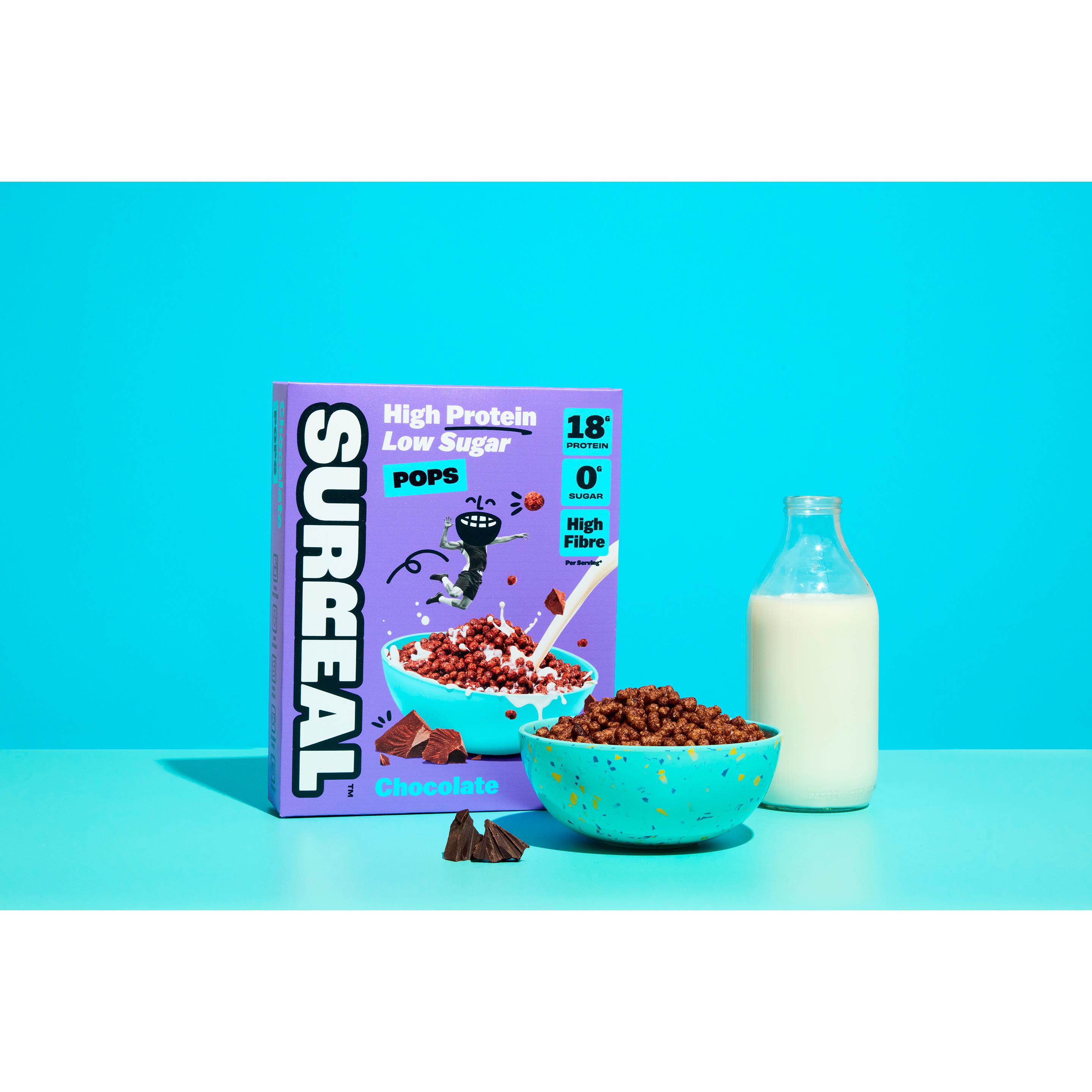 Surreal High Protein Low Sugar Pops Chocolate 240g thumbnail 5