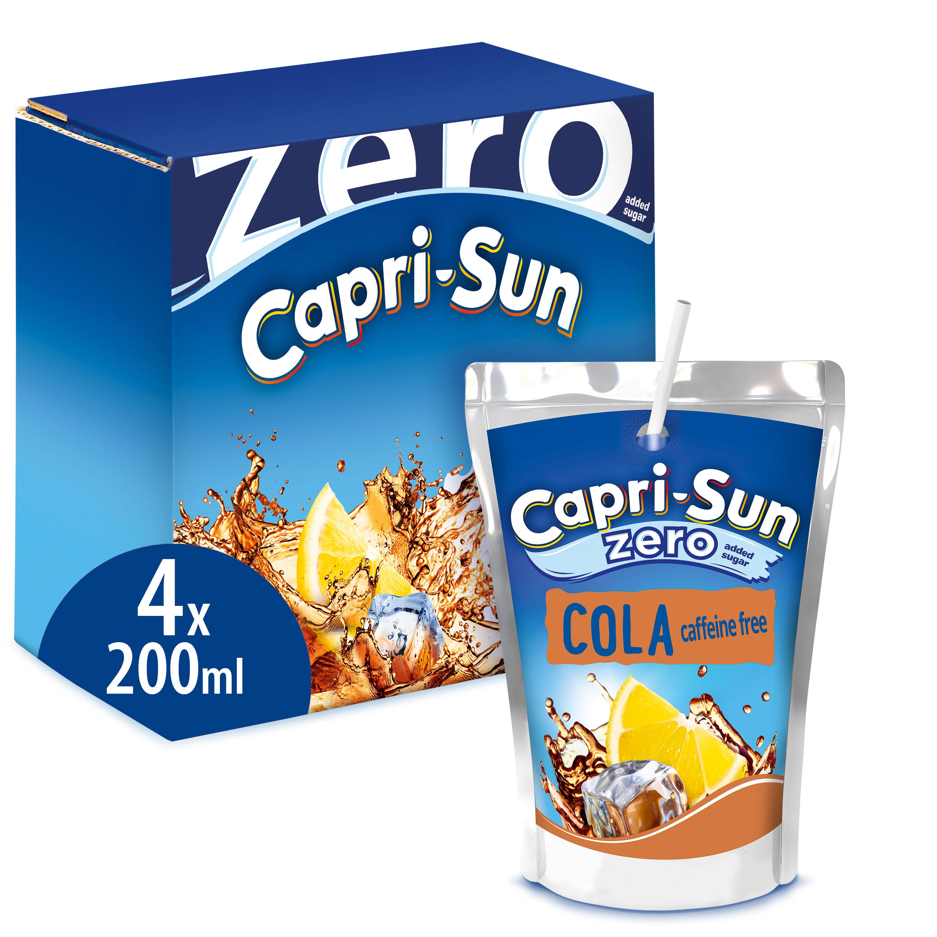 Capri-Sun Zero Cola Kids Juice Drink 4 x 200ml thumbnail 4