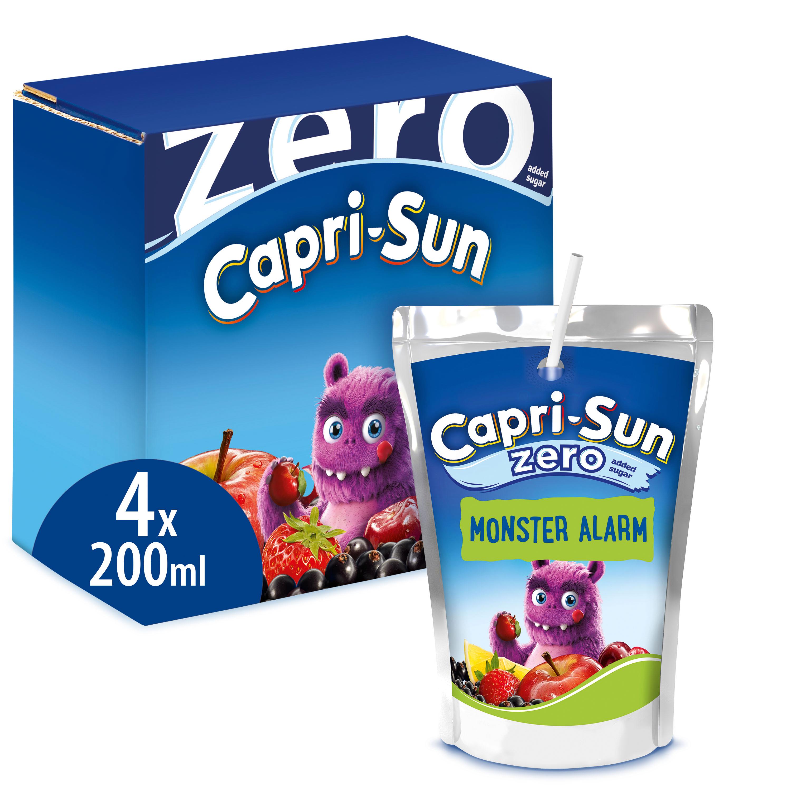Capri-Sun Zero Monster Alarm Kids Juice Drink 4 x 200ml thumbnail 4