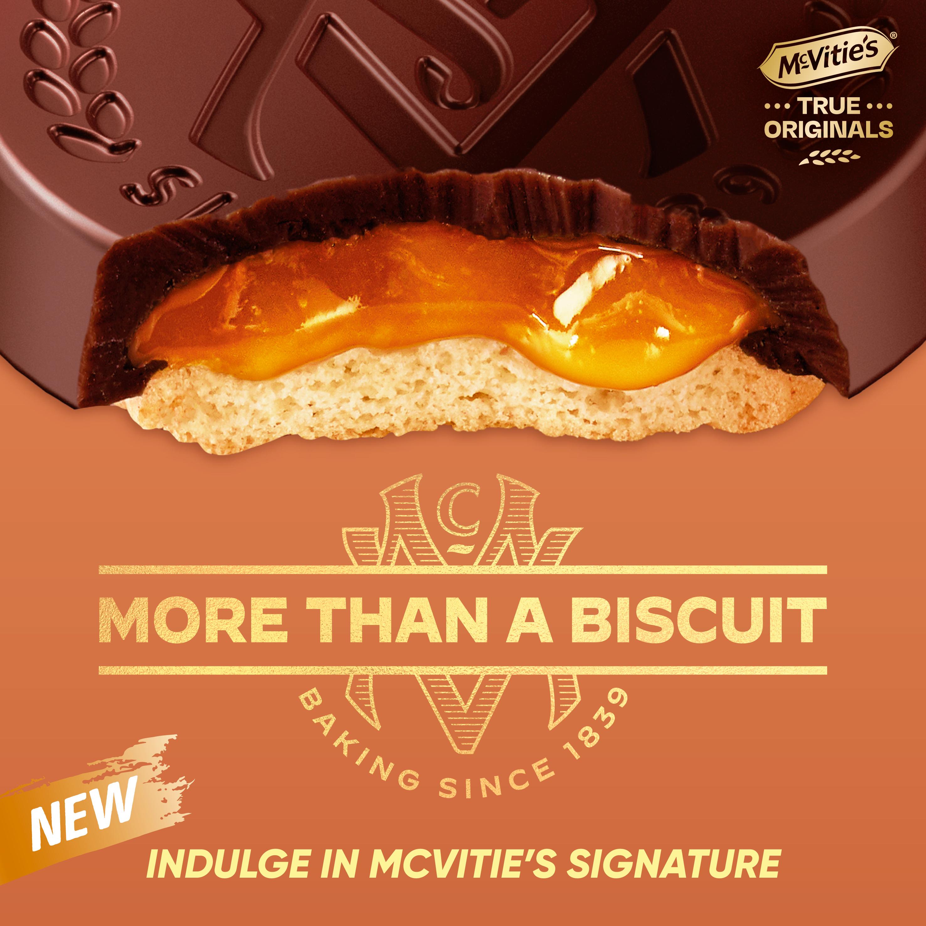 Mcvitie's Signature Caramel Dark Chocolate Rounds 109g thumbnail 3