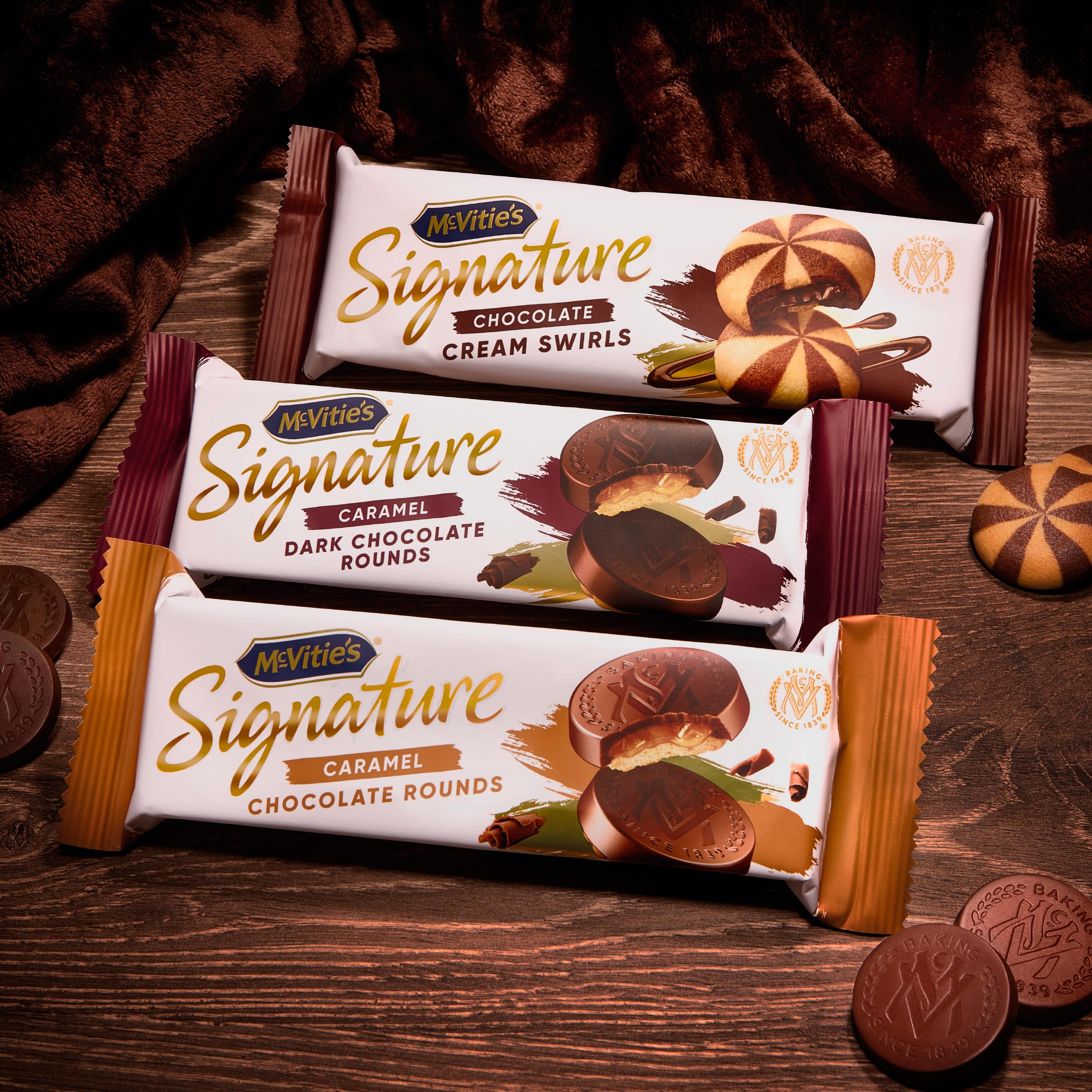 Mcvitie's Signature Caramel Dark Chocolate Rounds 109g thumbnail 5