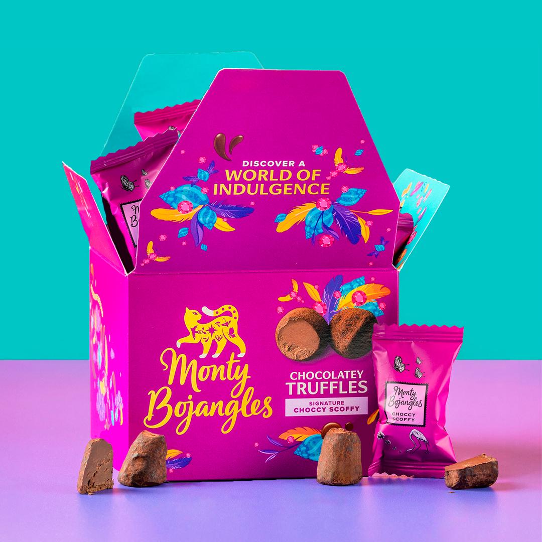Monty Bojangles Chocolatey Truffles Signature Choccy Scoffy 225g thumbnail 3