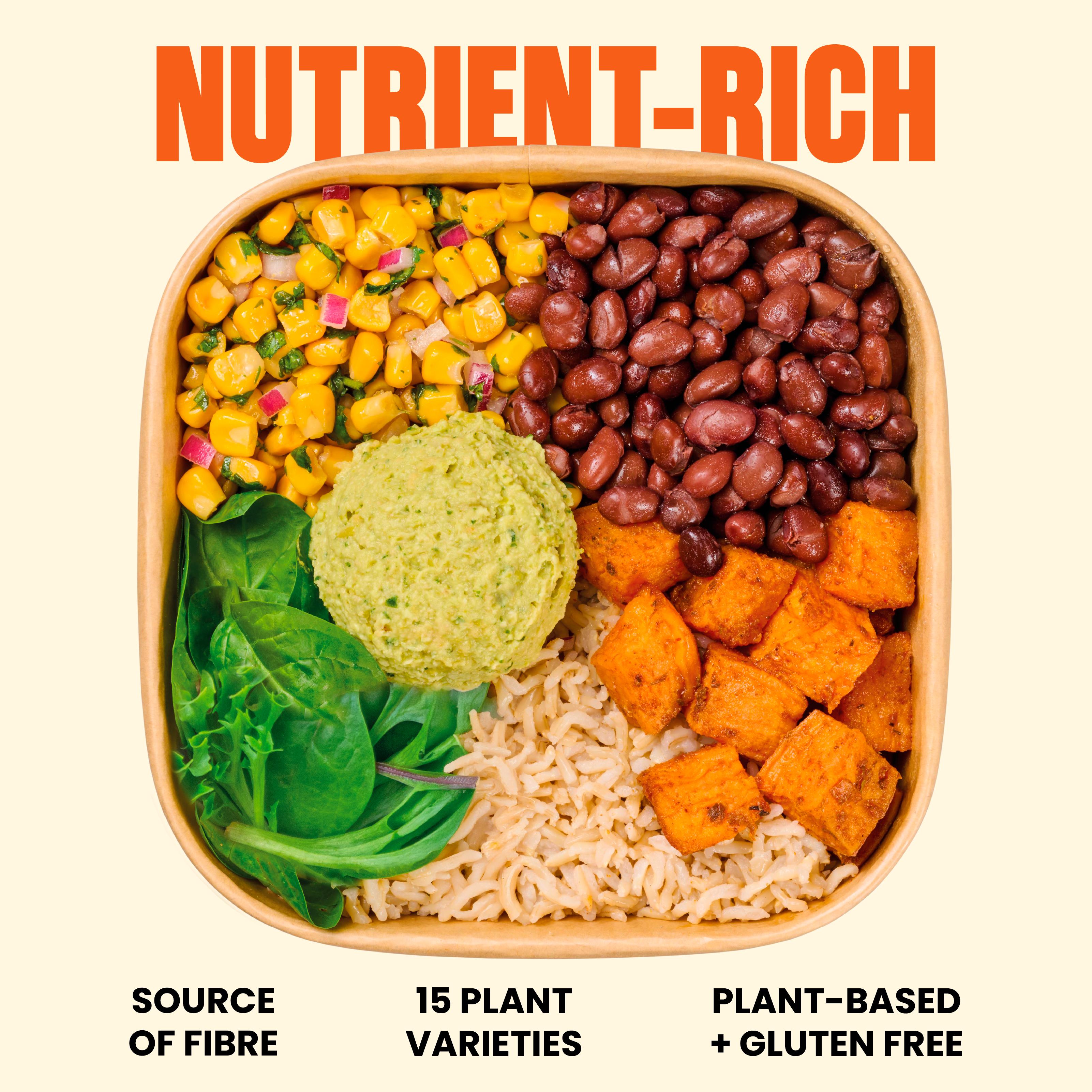 Pollen + Grace Mexican Smoky Chipotle & Black Bean Burrito Bowl 275g thumbnail 2