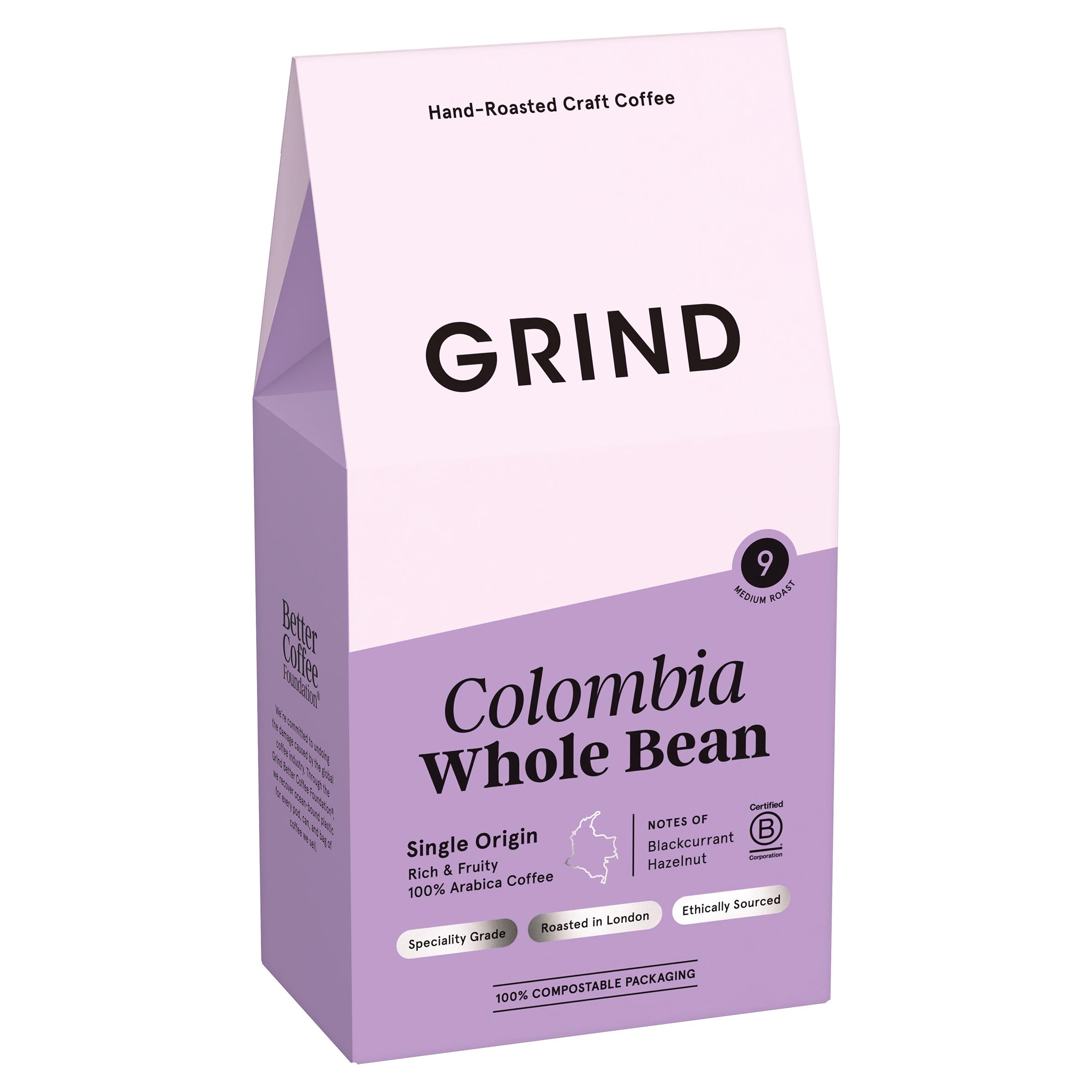 Grind Colombia Whole Bean 200g thumbnail 2