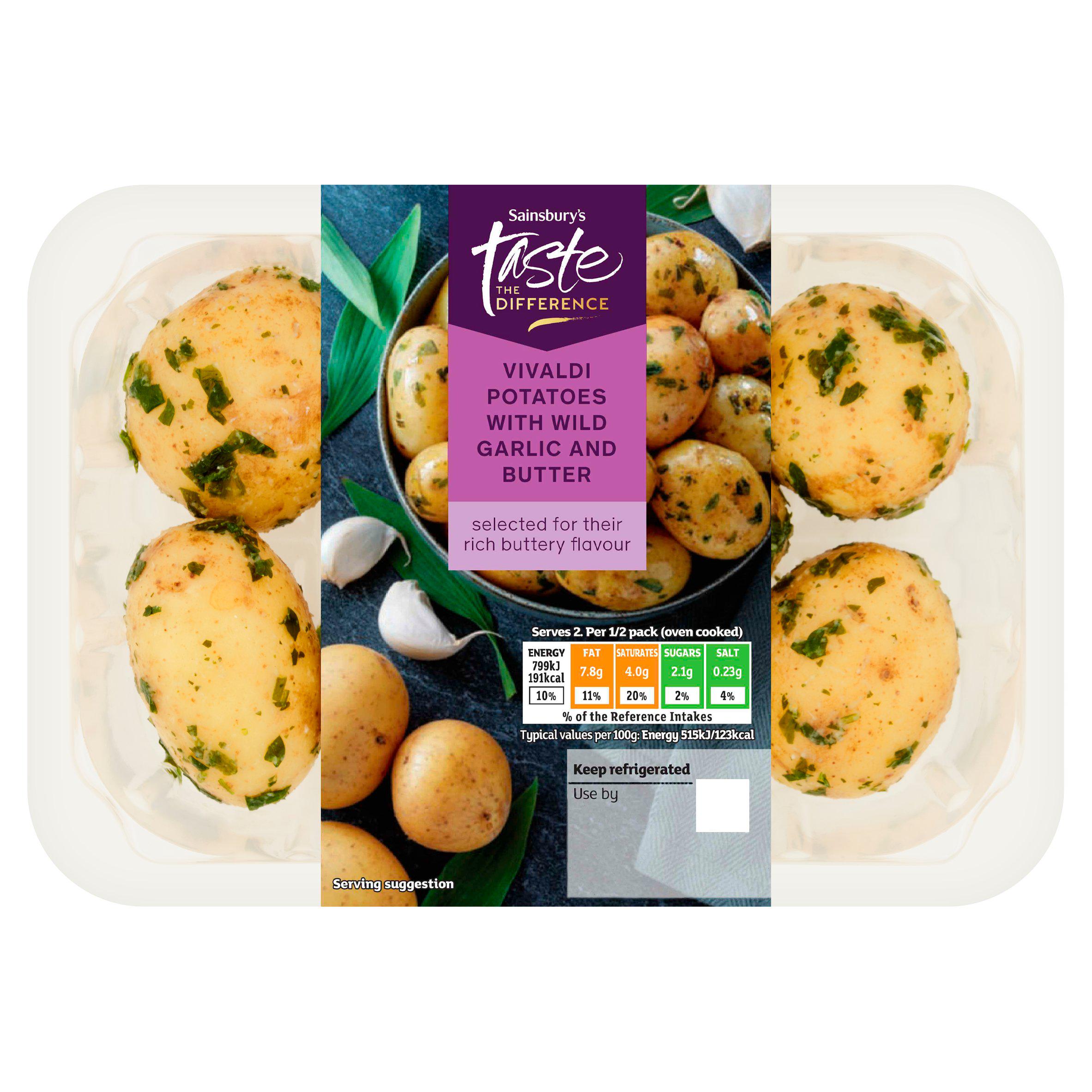 Sainsbury's Wild Garlic Vivaldi Potatoes, Taste the Difference 385g