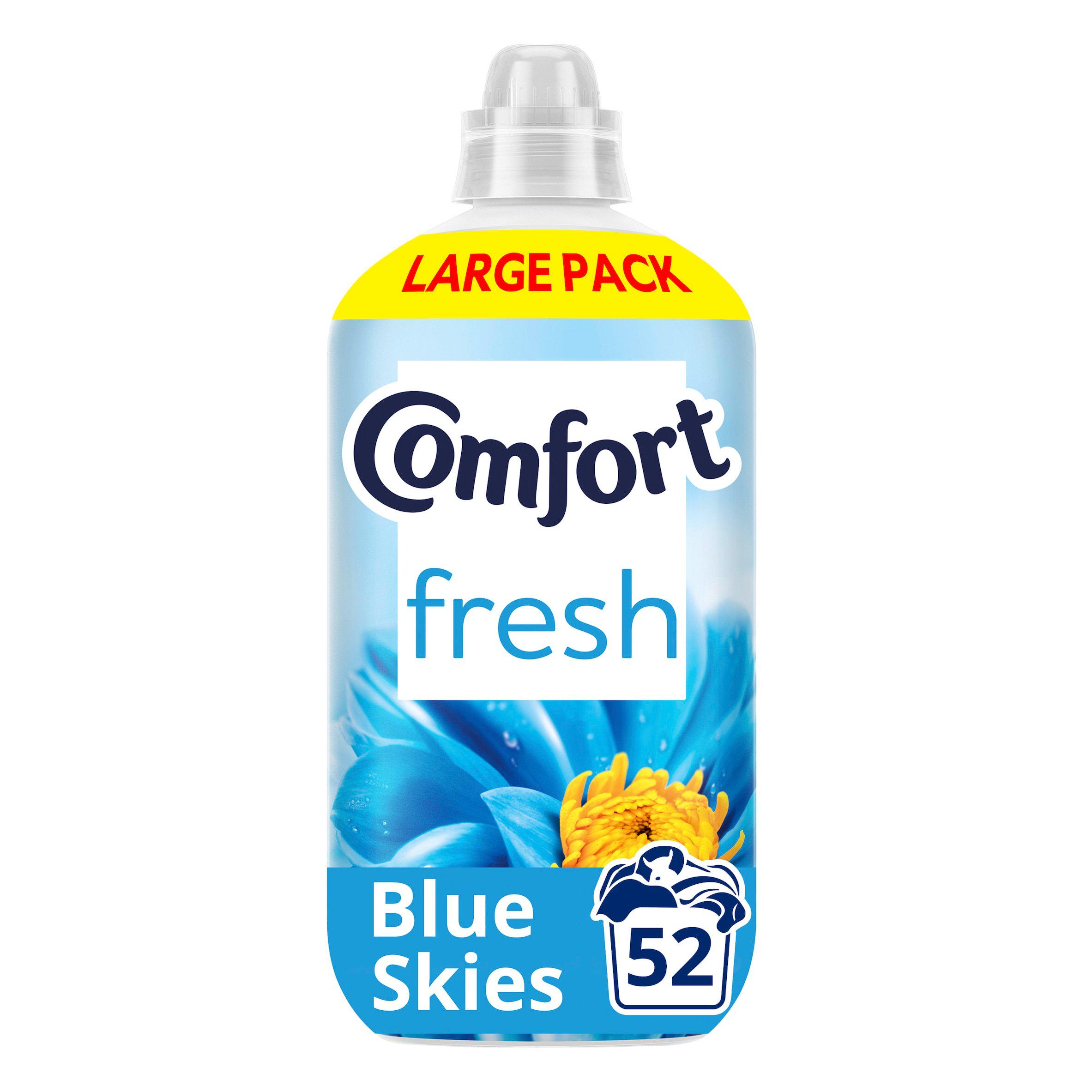 Comfort Fresh Fabric Conditioner Blue Skies 52 Washes 1560ml