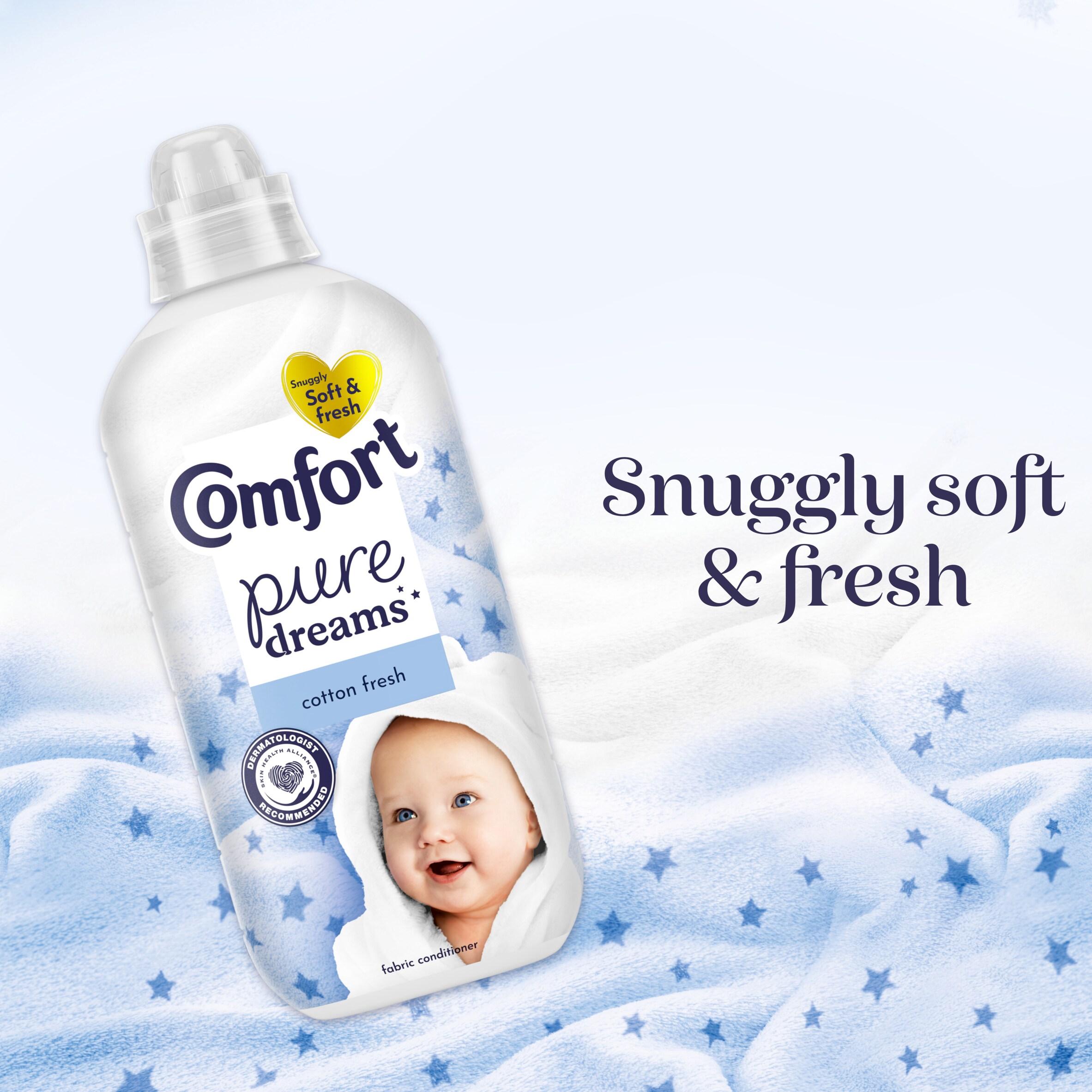 Comfort Fabric Conditioner Pure Dreams Cotton Fresh 30 Washes 900ml thumbnail 3