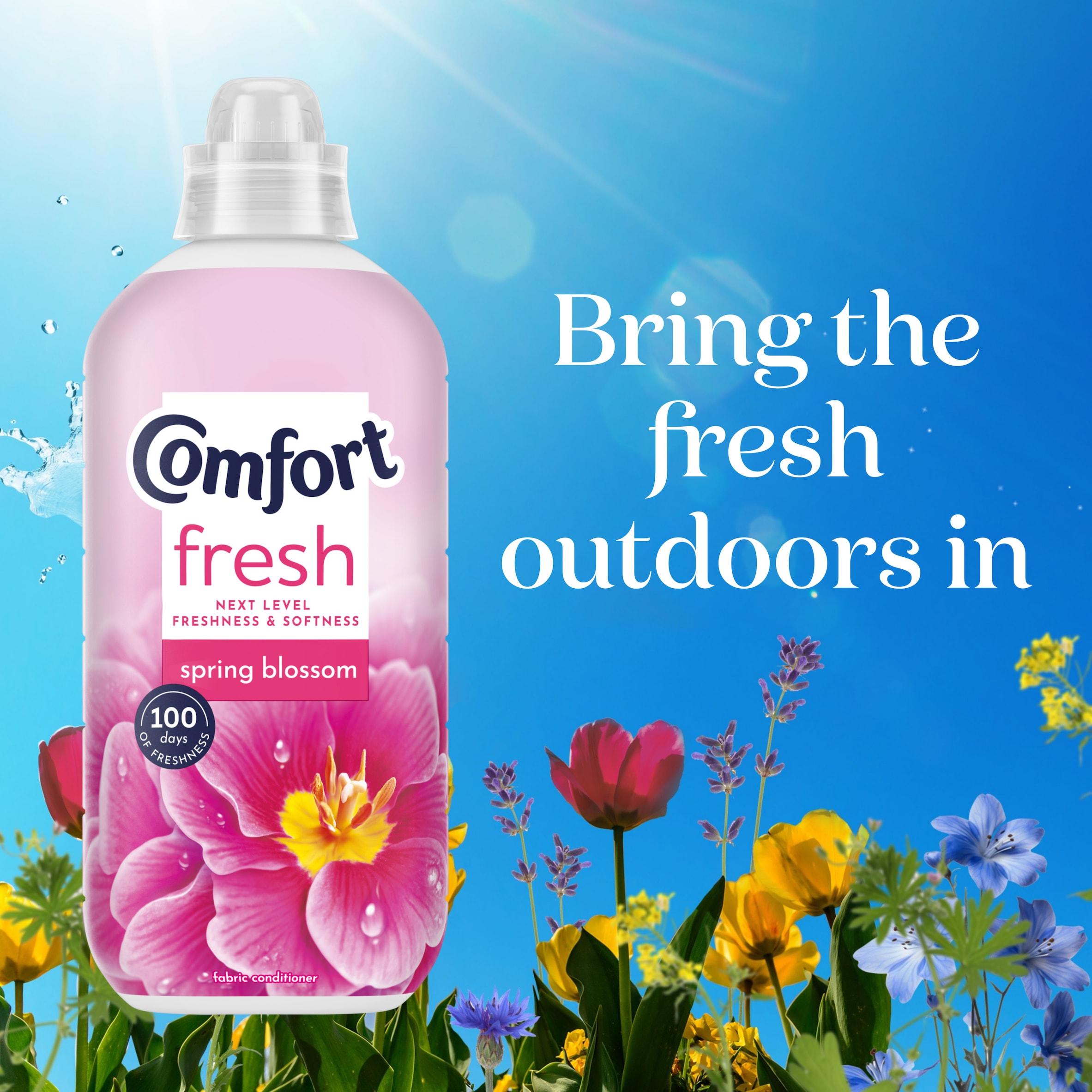 Comfort Fresh Fabric Conditioner Spring Blossom 31 Washes 930ml thumbnail 2