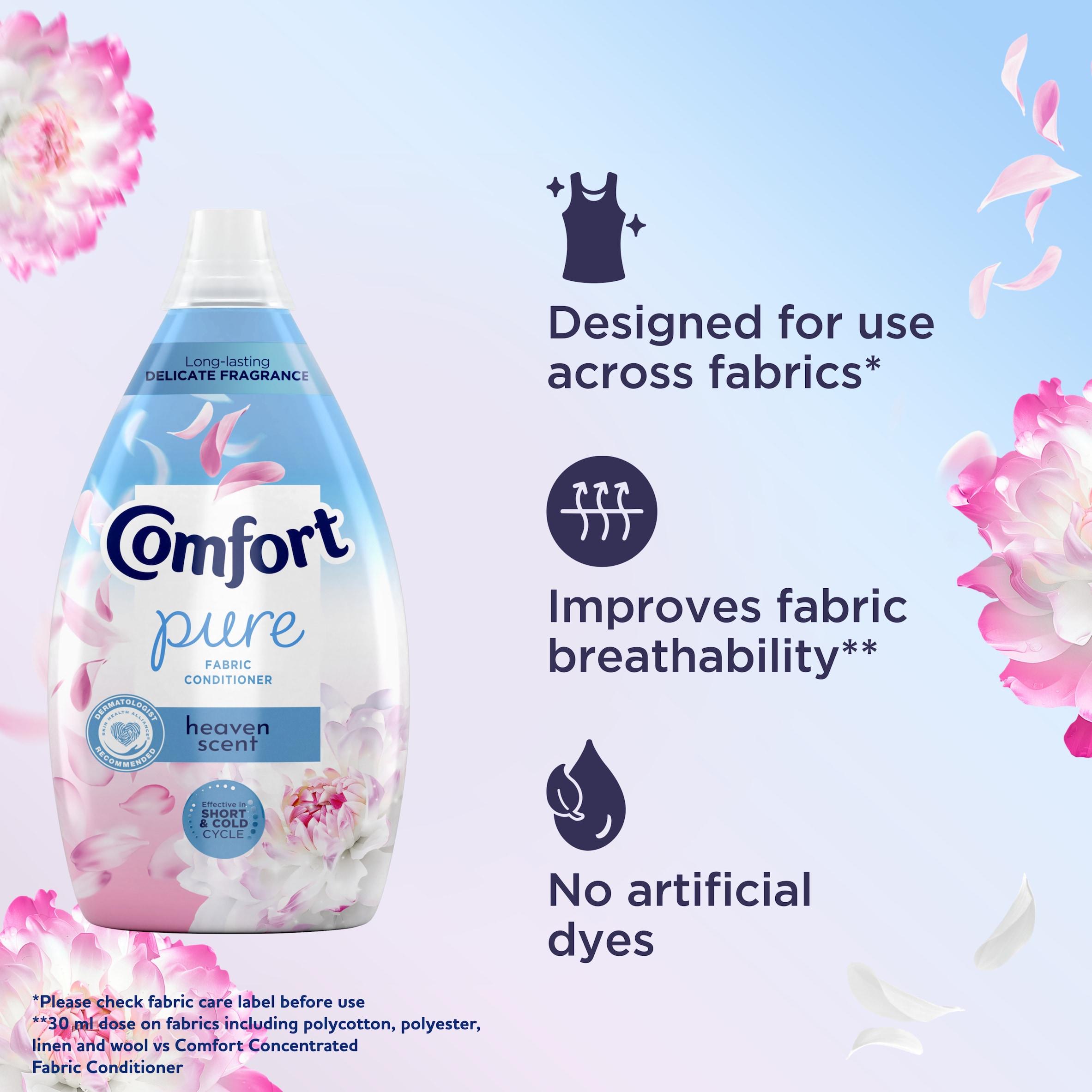 Comfort Fabric Conditioner Pure Heaven Scent 38 washes 570ml thumbnail 3