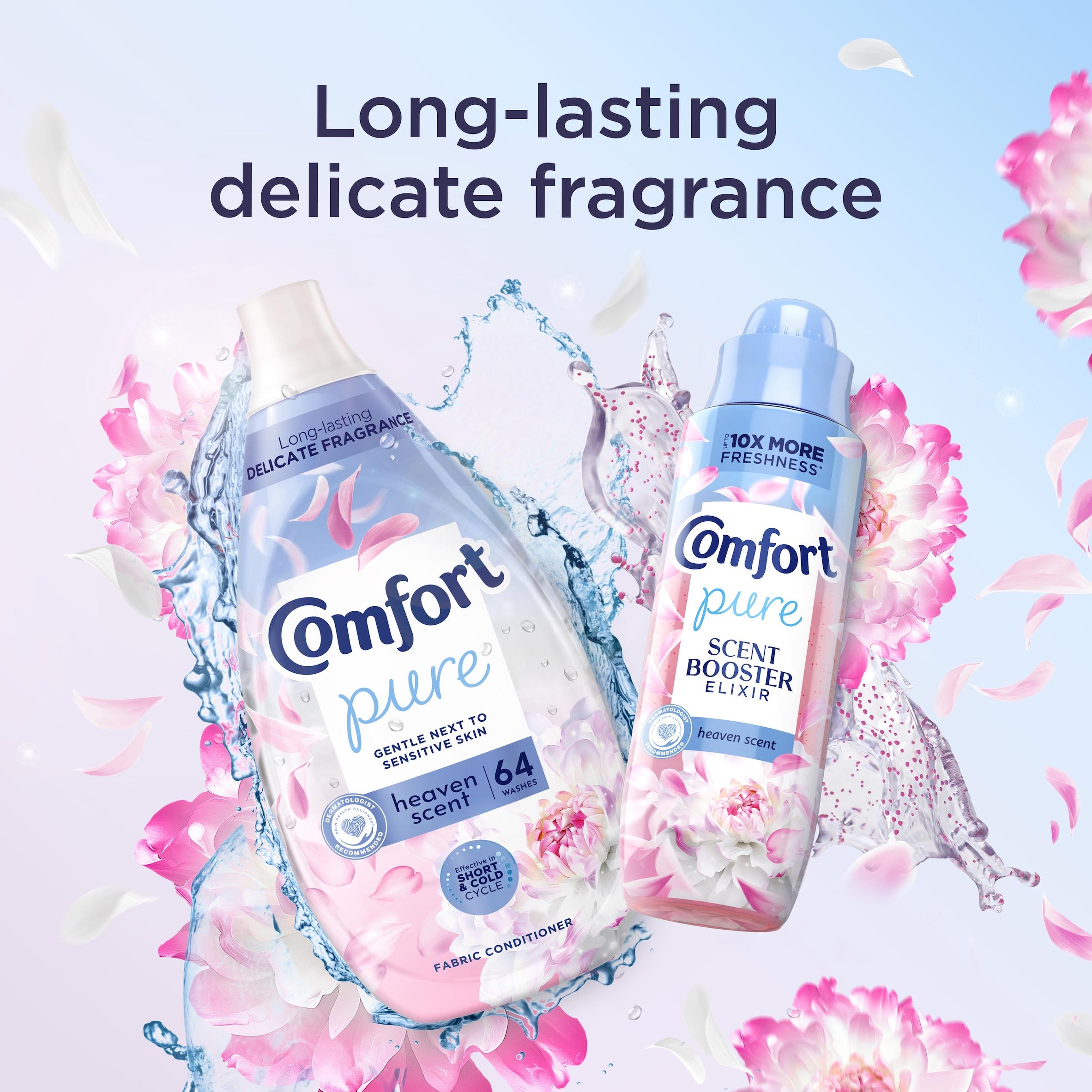 Comfort Fabric Conditioner Pure Heaven Scent 64 washes 960ml thumbnail 6