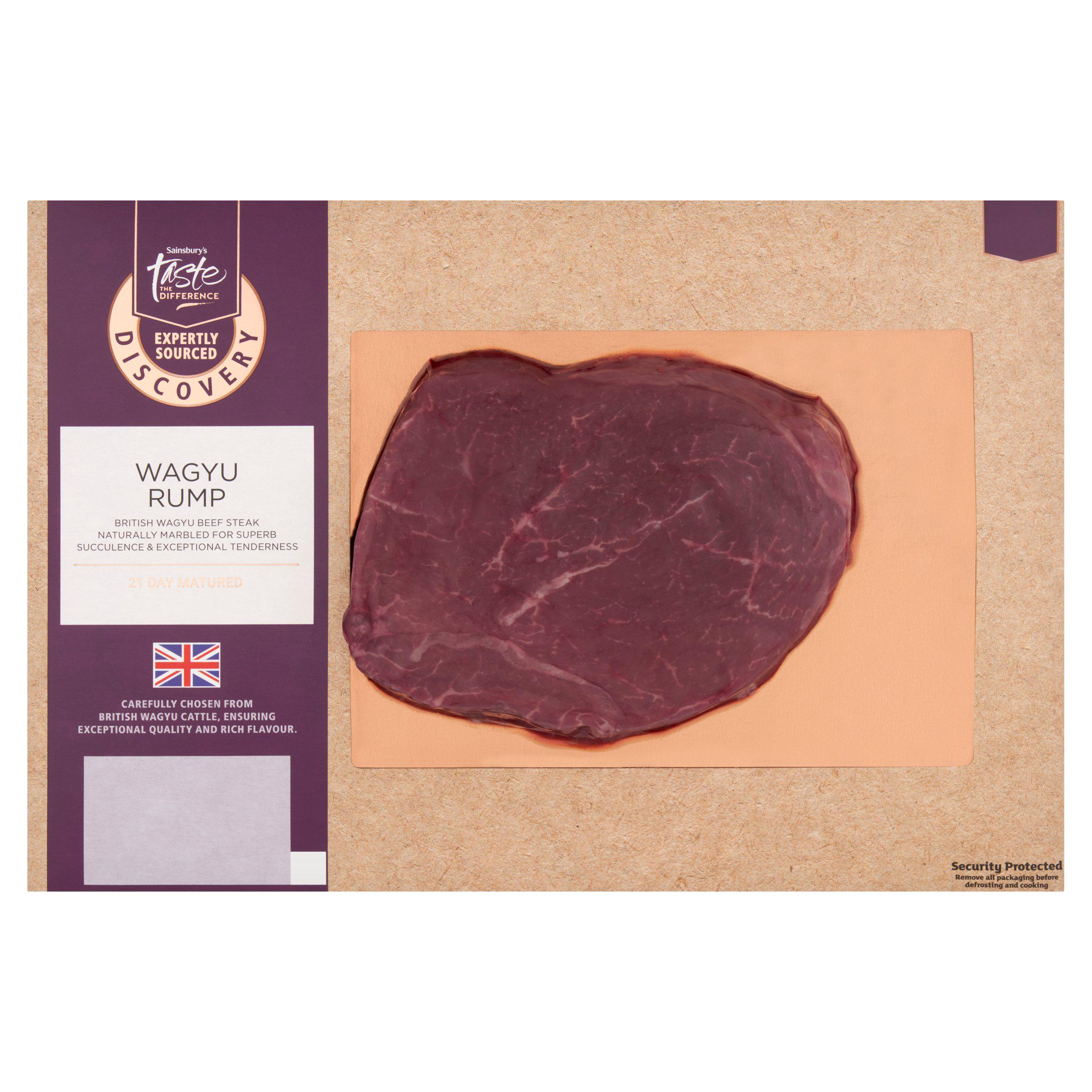 Sainsbury's Discovery Wagyu Rump Steak, Taste the Difference 250g