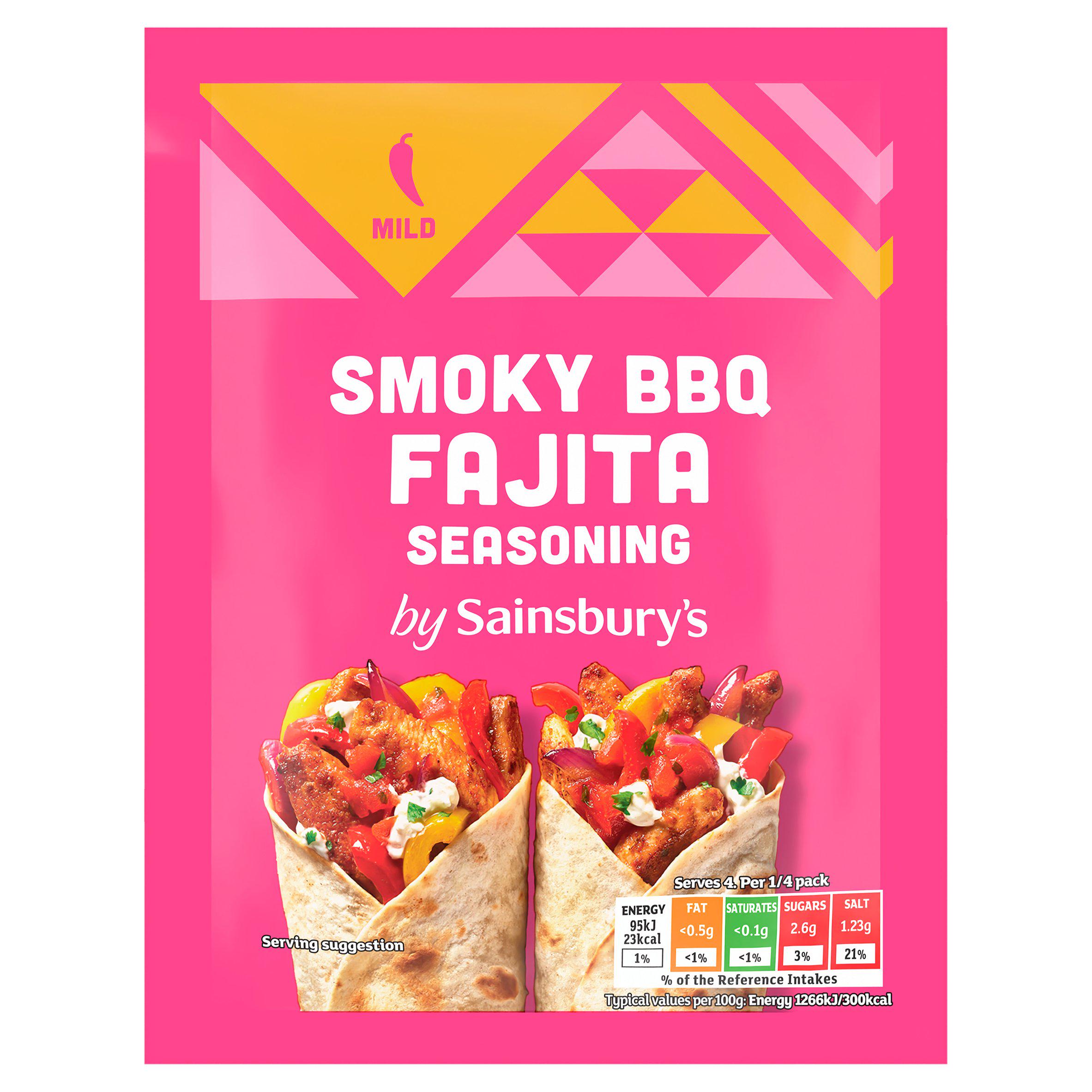 Sainsbury's Smoky BBQ Fajita Seasoning 30g