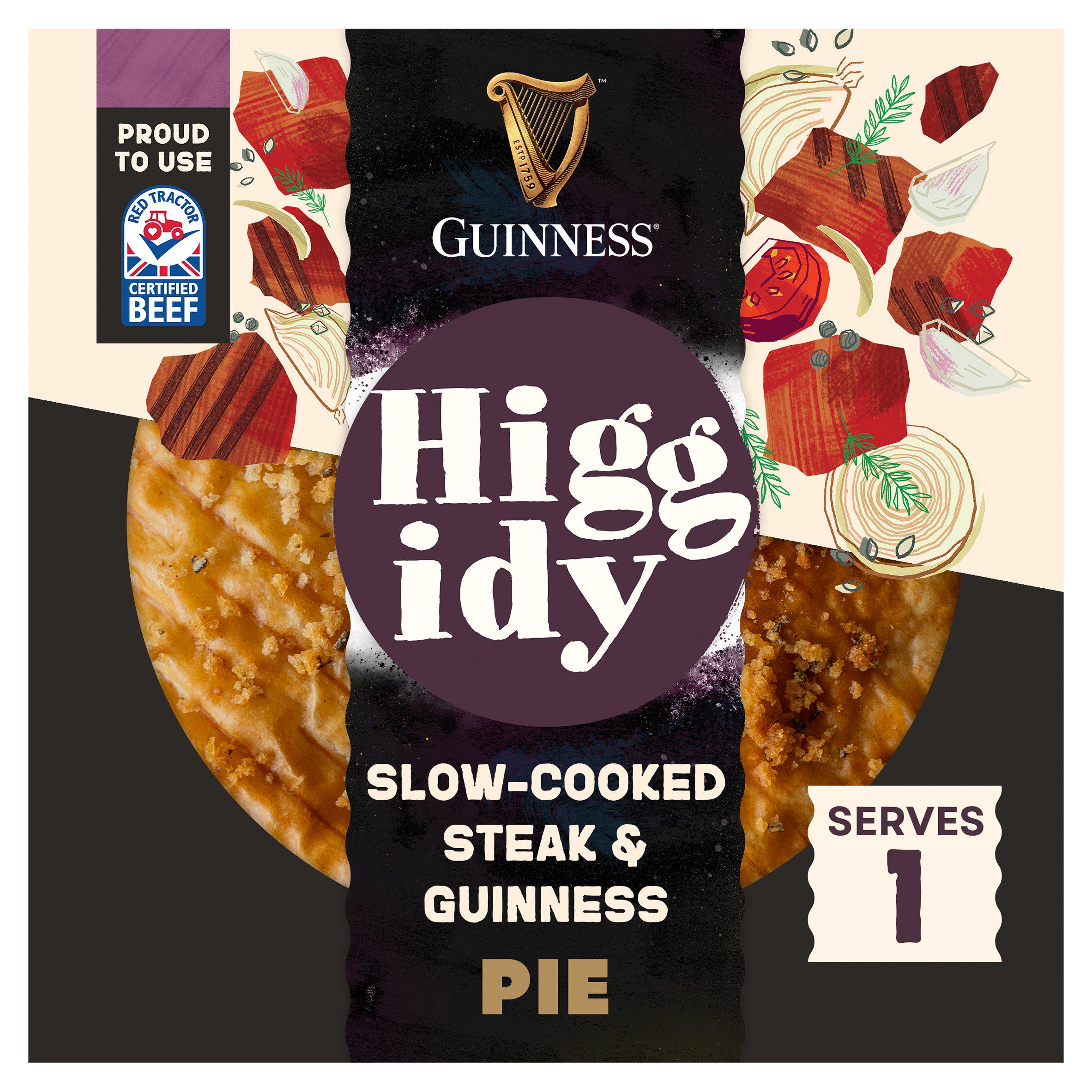 Higgidy Slow-Cooked Steak & Guinness Pie 200g