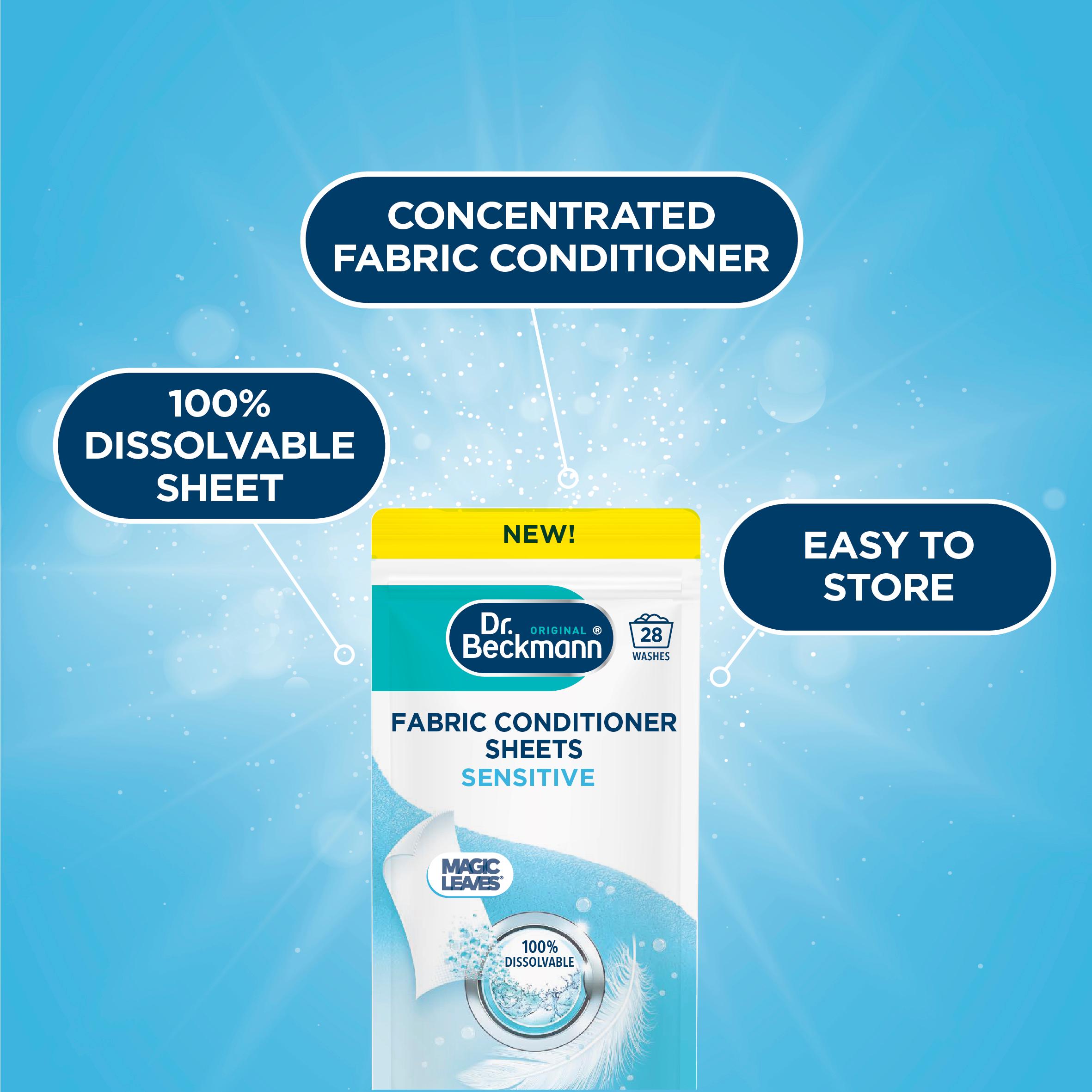Dr. Beckmann Sensitive Fabric Conditioner Dividable Sheets x14 62g thumbnail 2