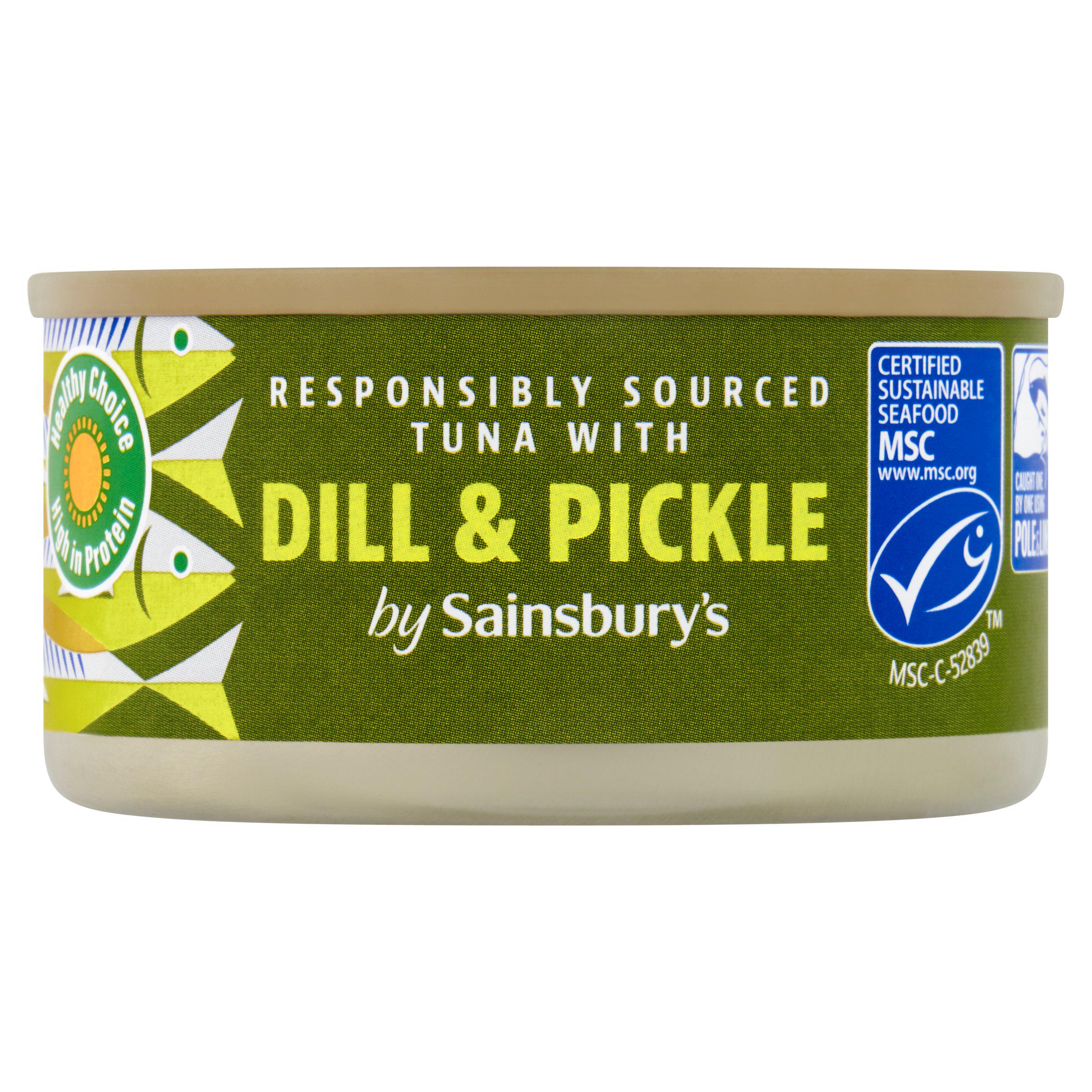 Sainsbury's 80g Dill & Pickle Tuna Canned Fish