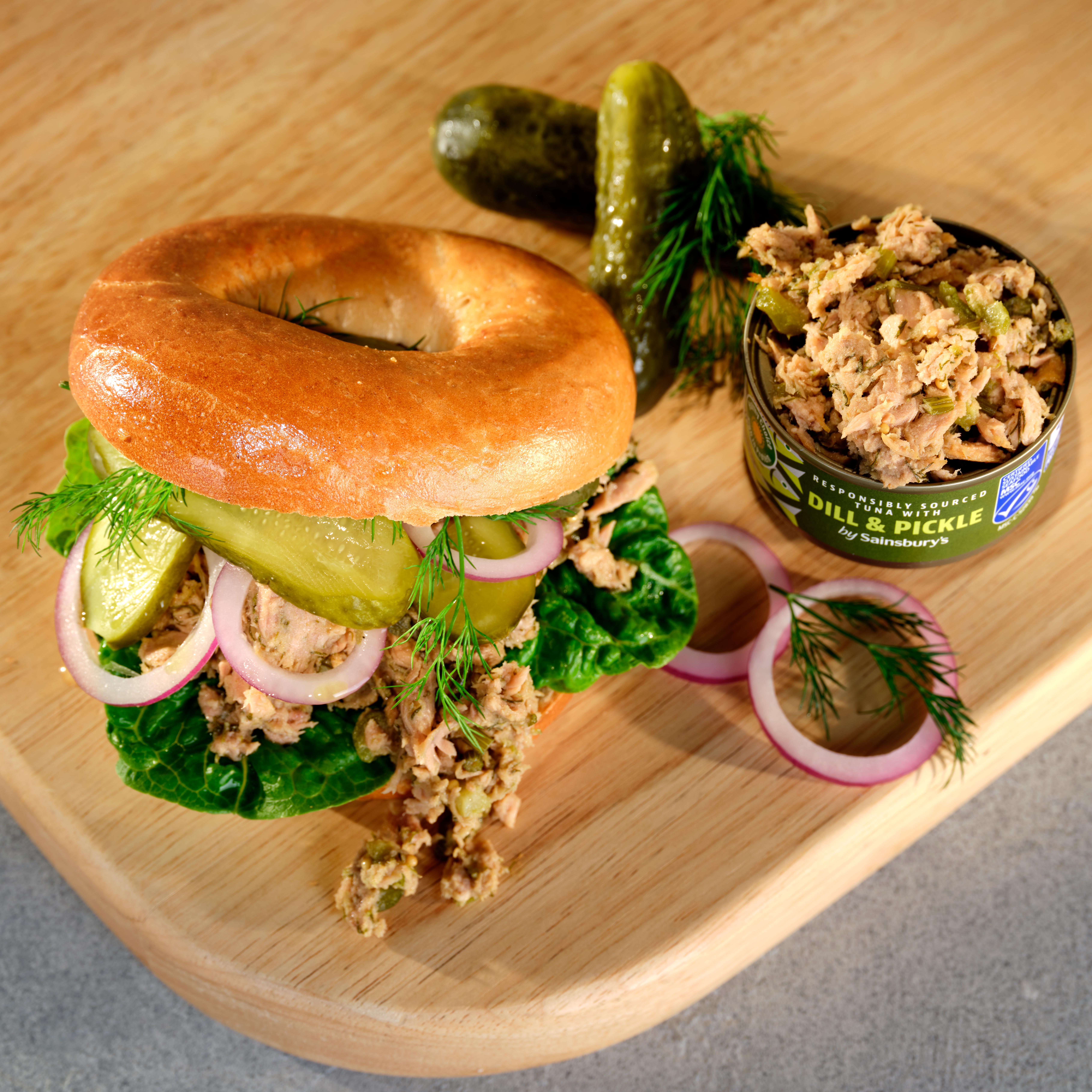Sainsbury's 80g Dill & Pickle Tuna Canned Fish thumbnail 2