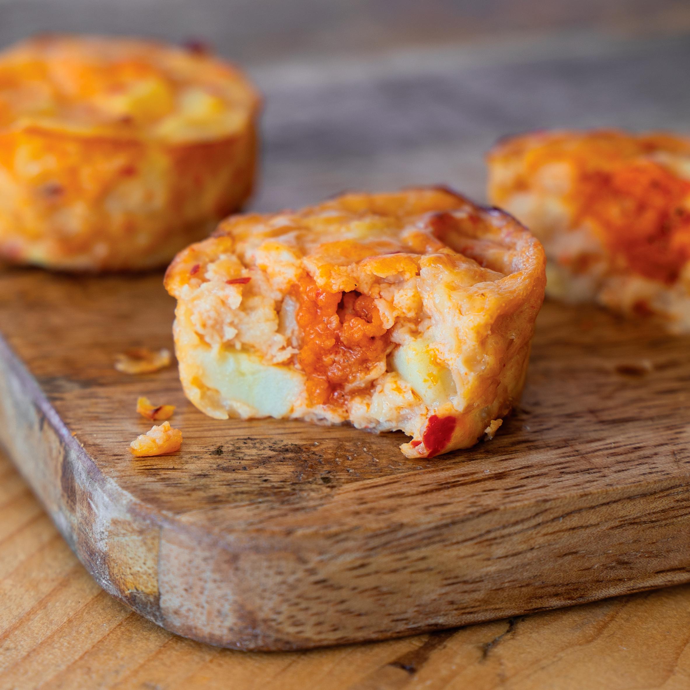 Higgidy Emmental & Extra Mature Cheddar Potato Frittata Bites 130g thumbnail 2