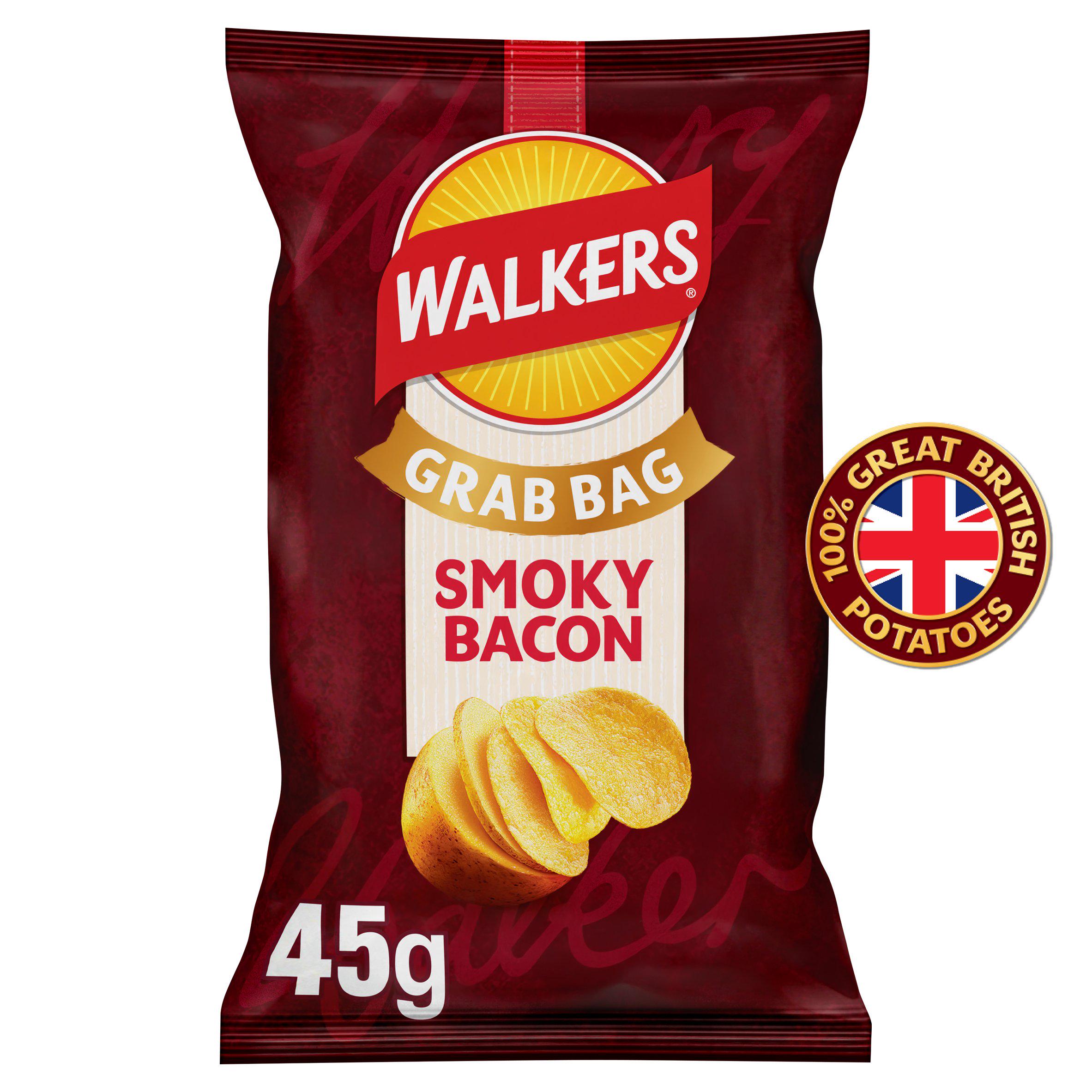 Walkers Crisps Smoky Bacon 45g