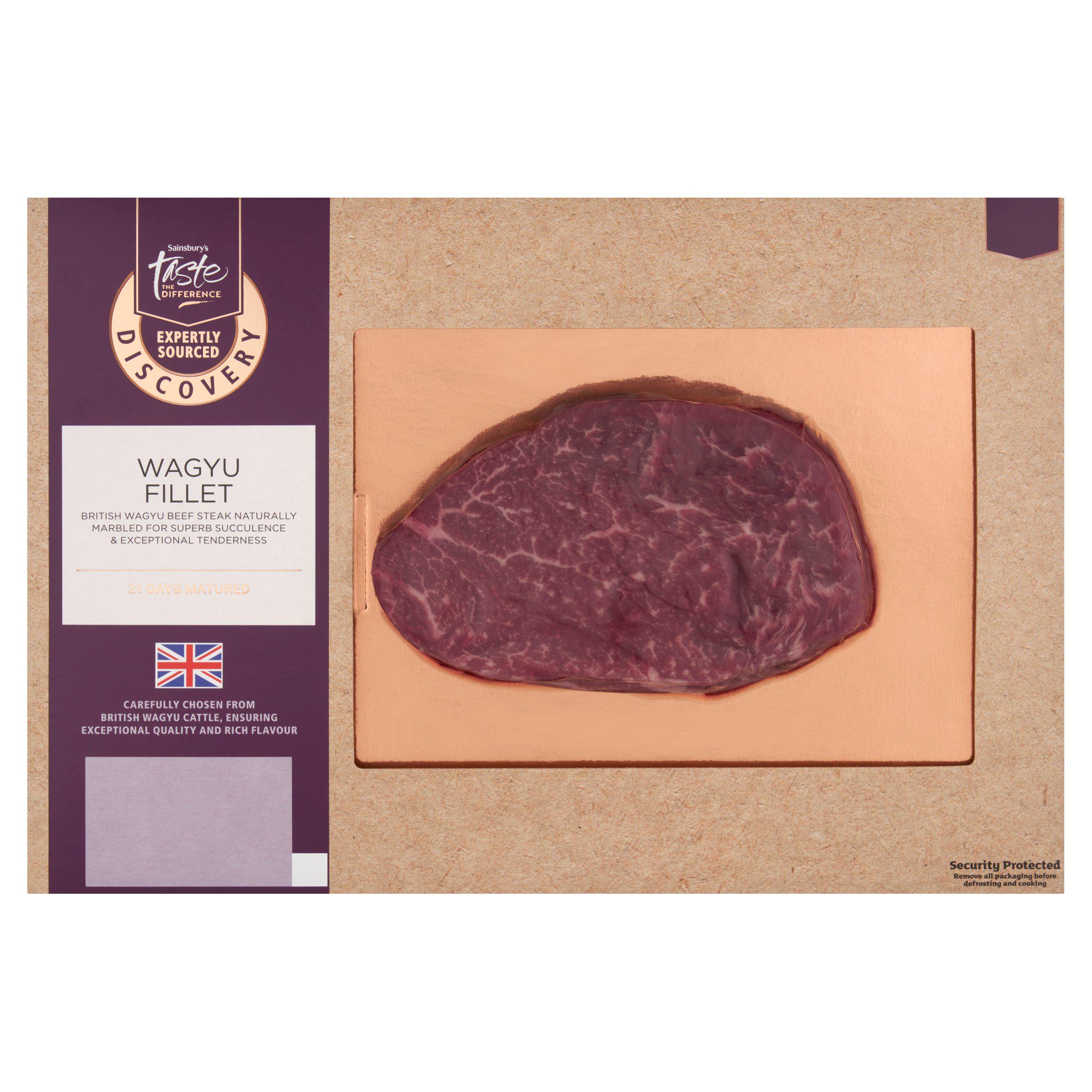 Sainsbury's Discovery Wagyu Fillet Steak, Taste the Difference 200g