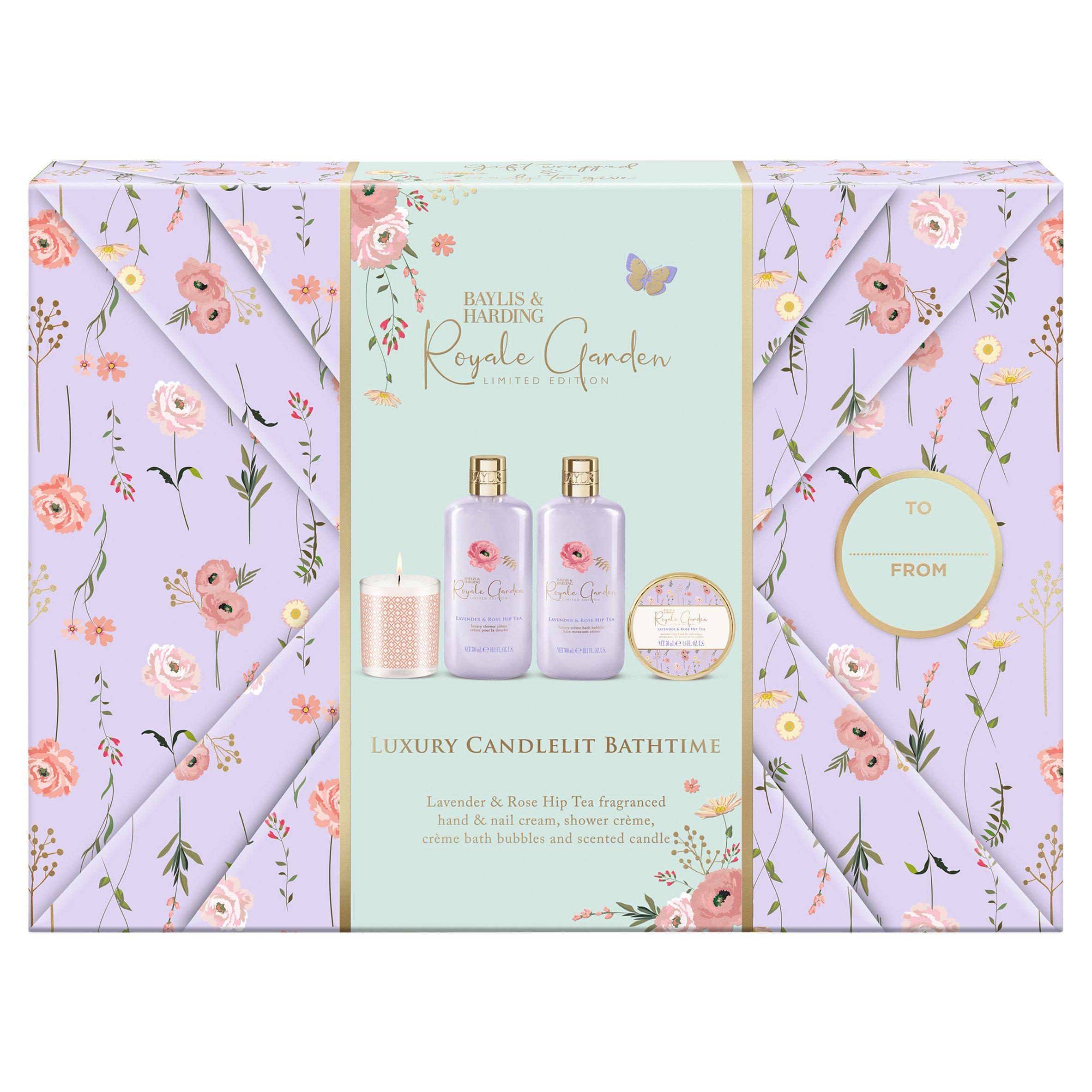 Baylis & Harding Royale Garden Gift Wrapped Candlelit Gift Set