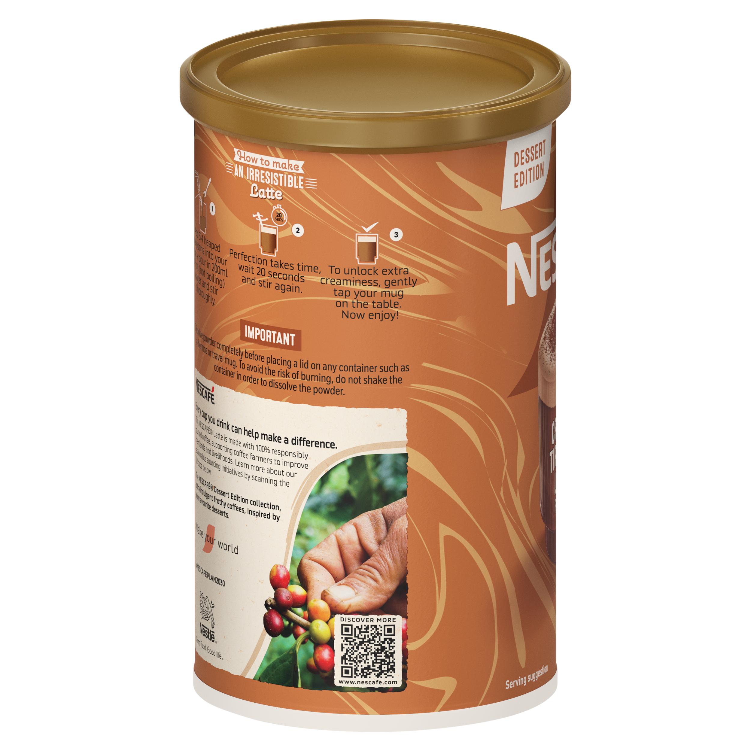 Nescafé Tiramisu Latte Coffee Tub 260g thumbnail 6
