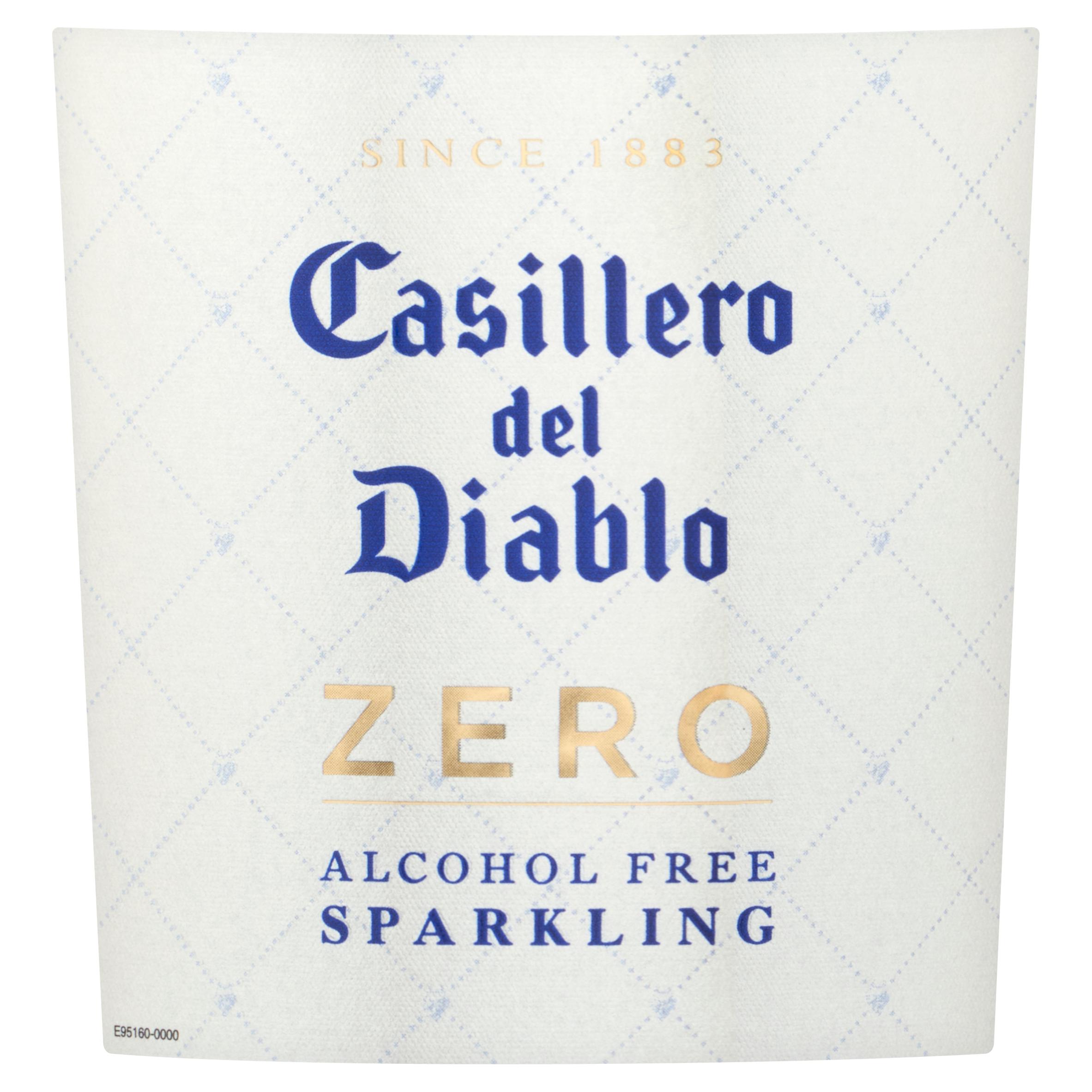 Casillero Del Diablo Zero 0.5% Low Alcohol Sparkling Wine Based Drink 75cl thumbnail 2