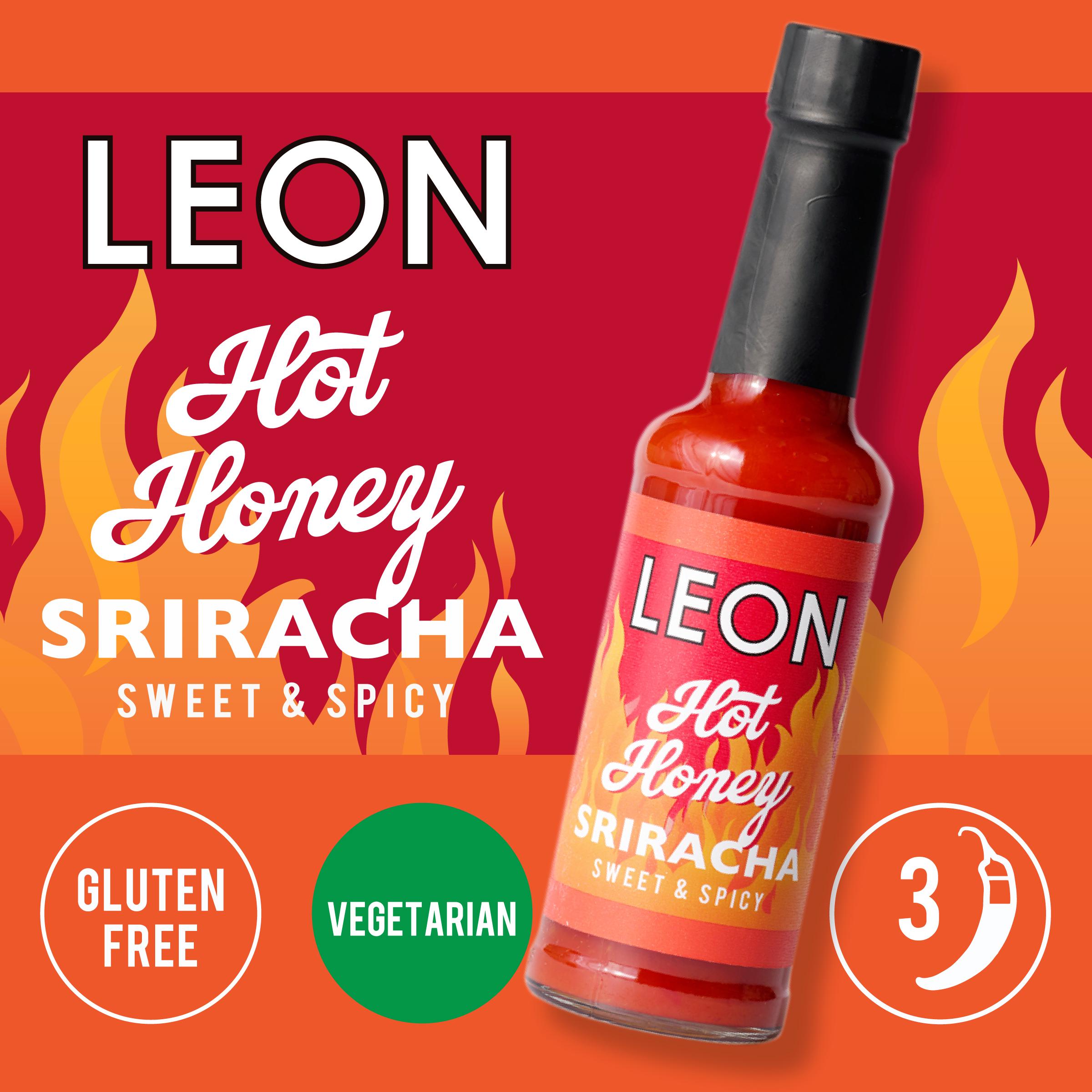 LEON Hot Honey Sriracha 155ml thumbnail 2
