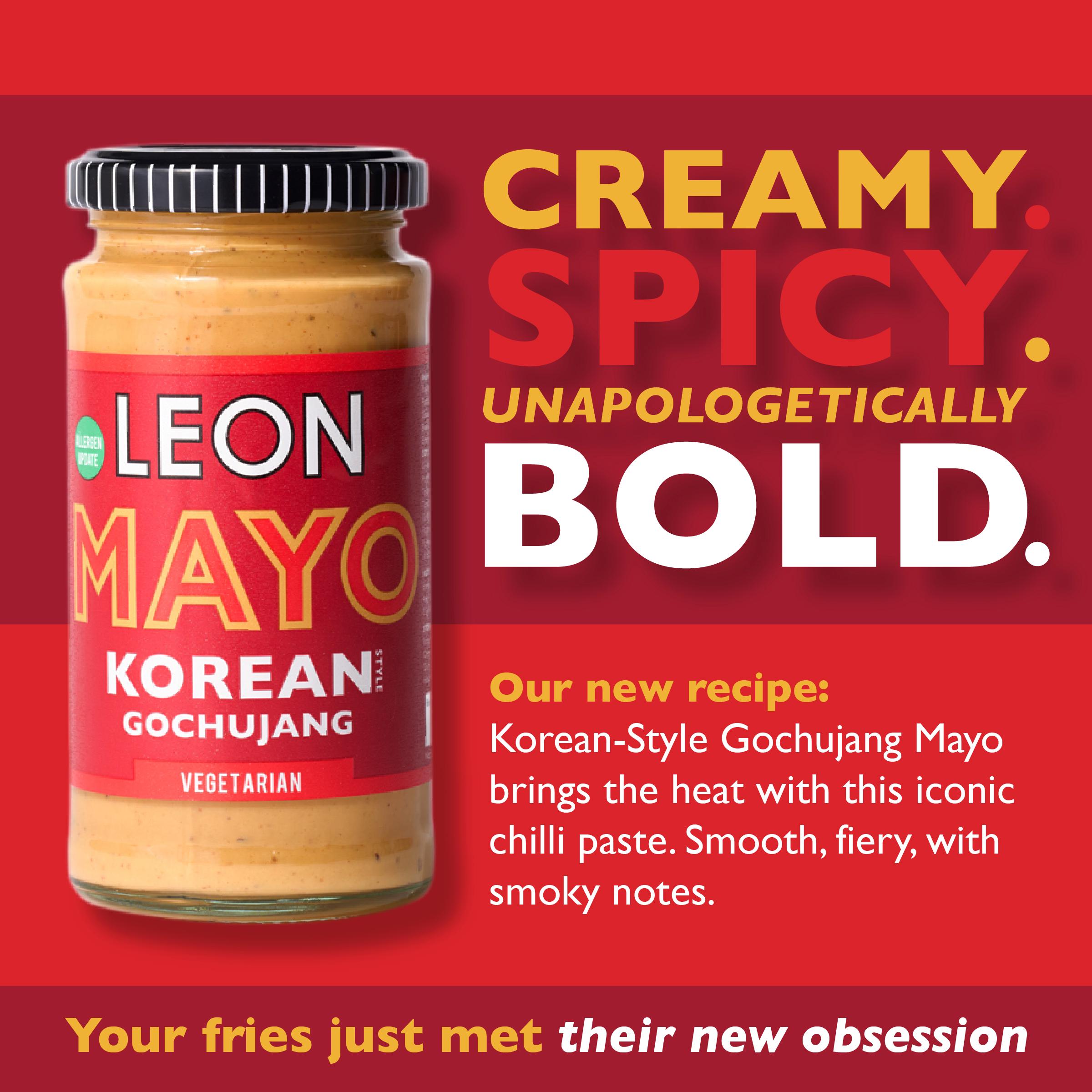 LEON Mayo Korean Style Gochujang 240ml thumbnail 3