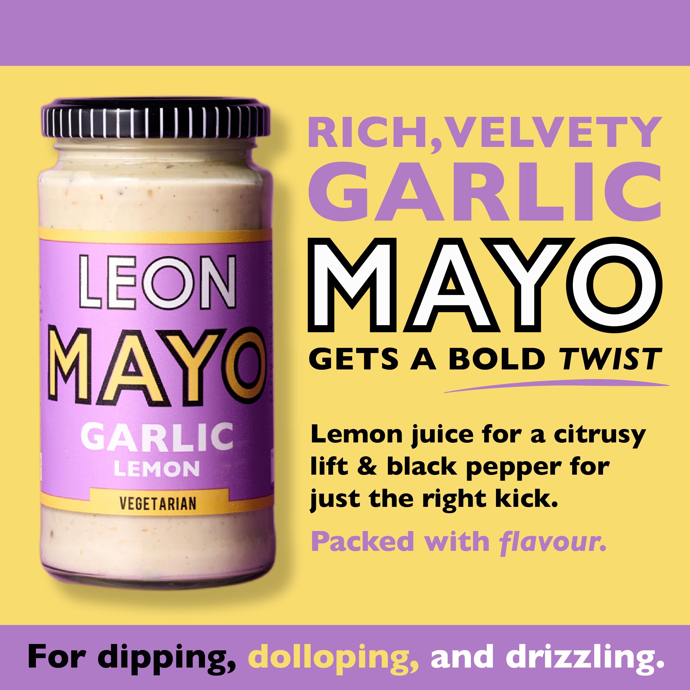 LEON Mayo Garlic Lemon 240ml thumbnail 3