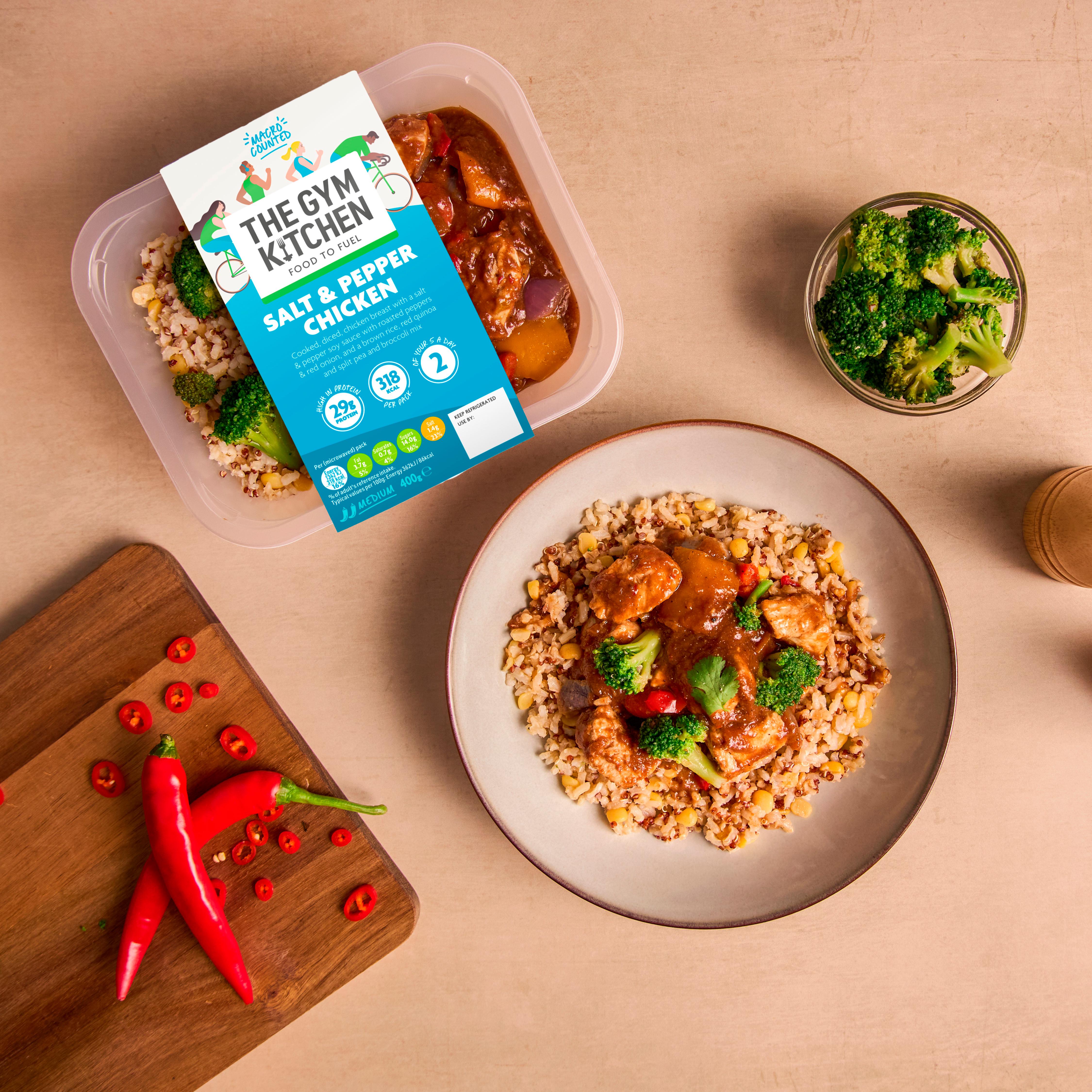 The Gym Kitchen Salt & Pepper Chicken 400g thumbnail 2