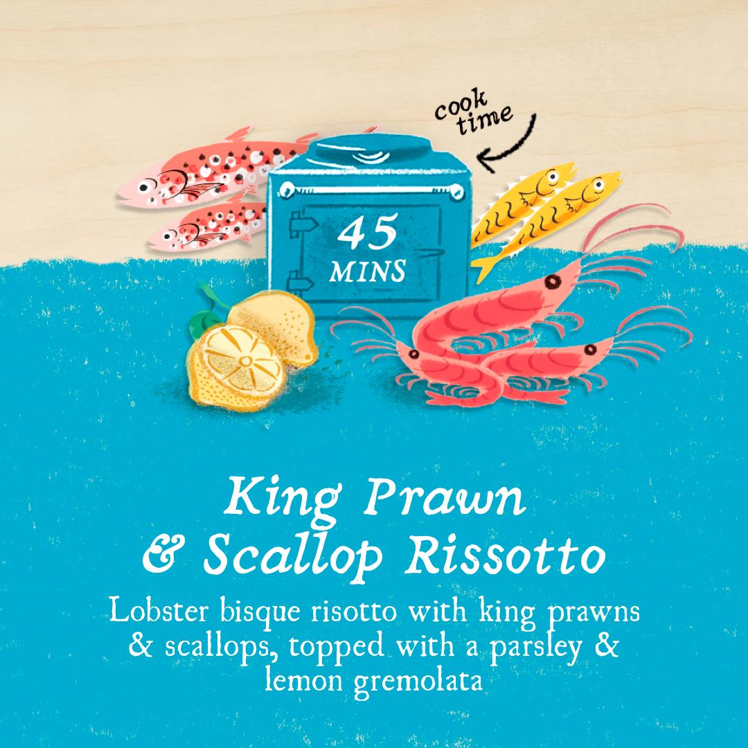 Charlie Bigham's King Prawn & Scallop Risotto 700g thumbnail 3
