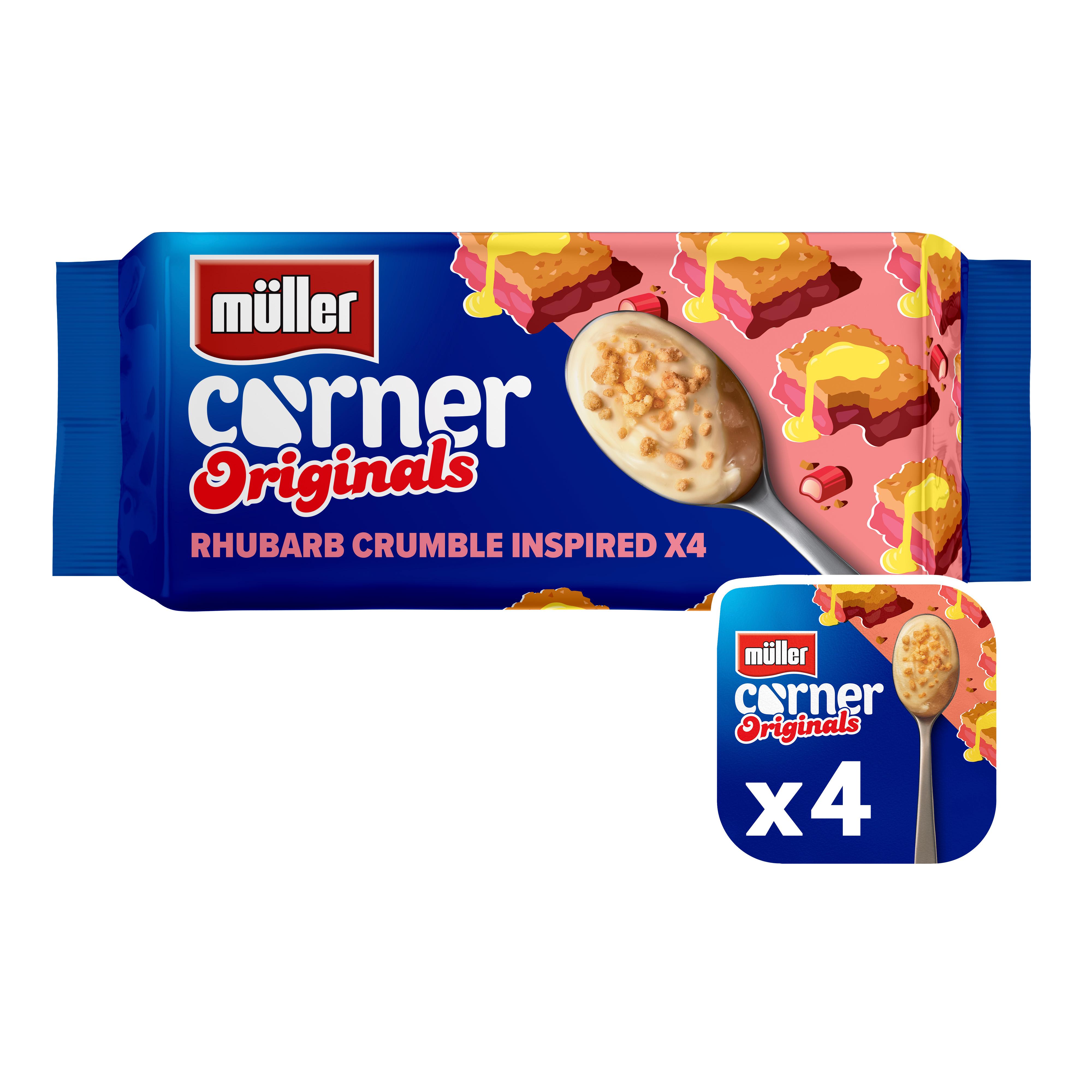 Müller Corner Originals Rhubarb Crumble Yogurt thumbnail 2