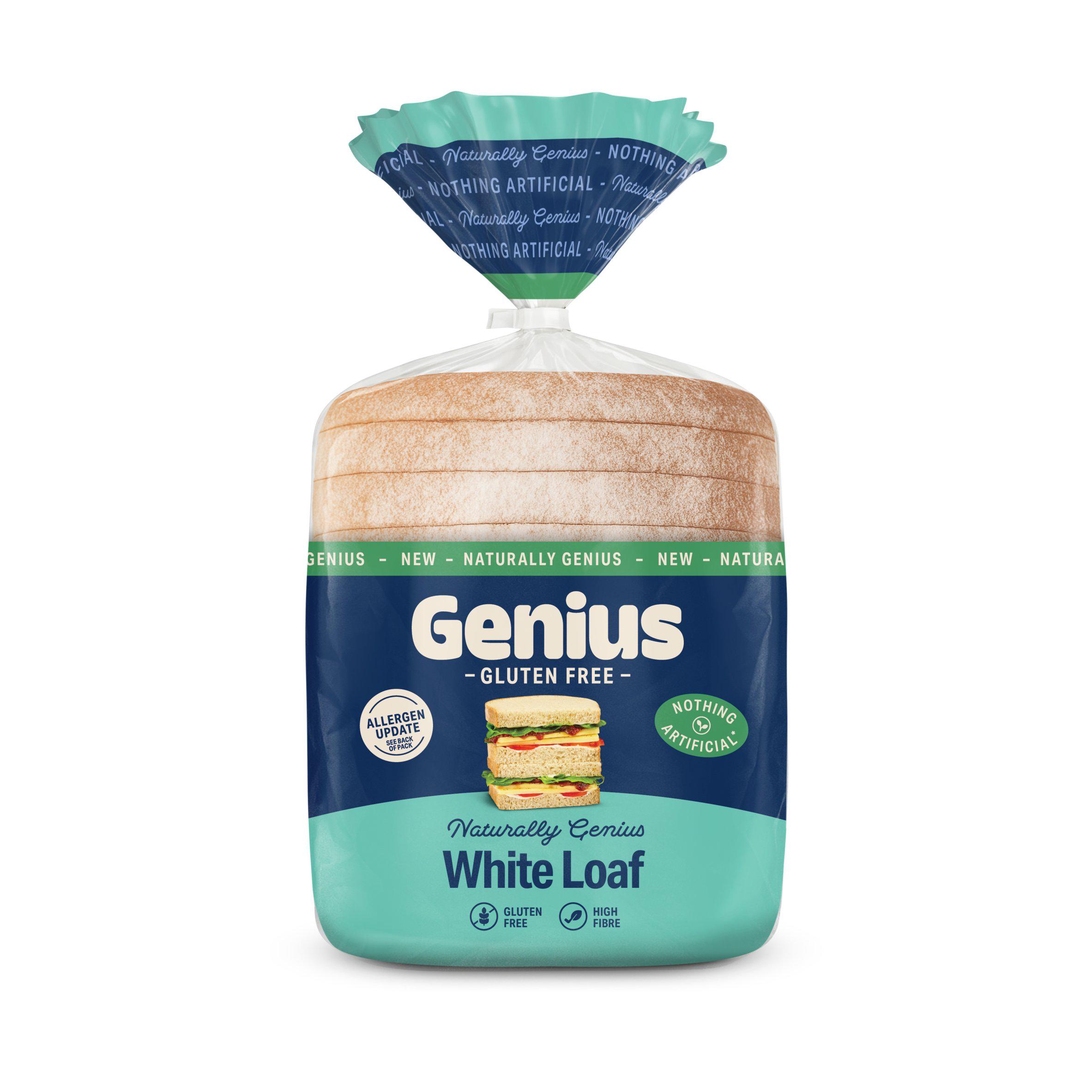 Genius 430g Gluten Free Nothing Artificial White Bread