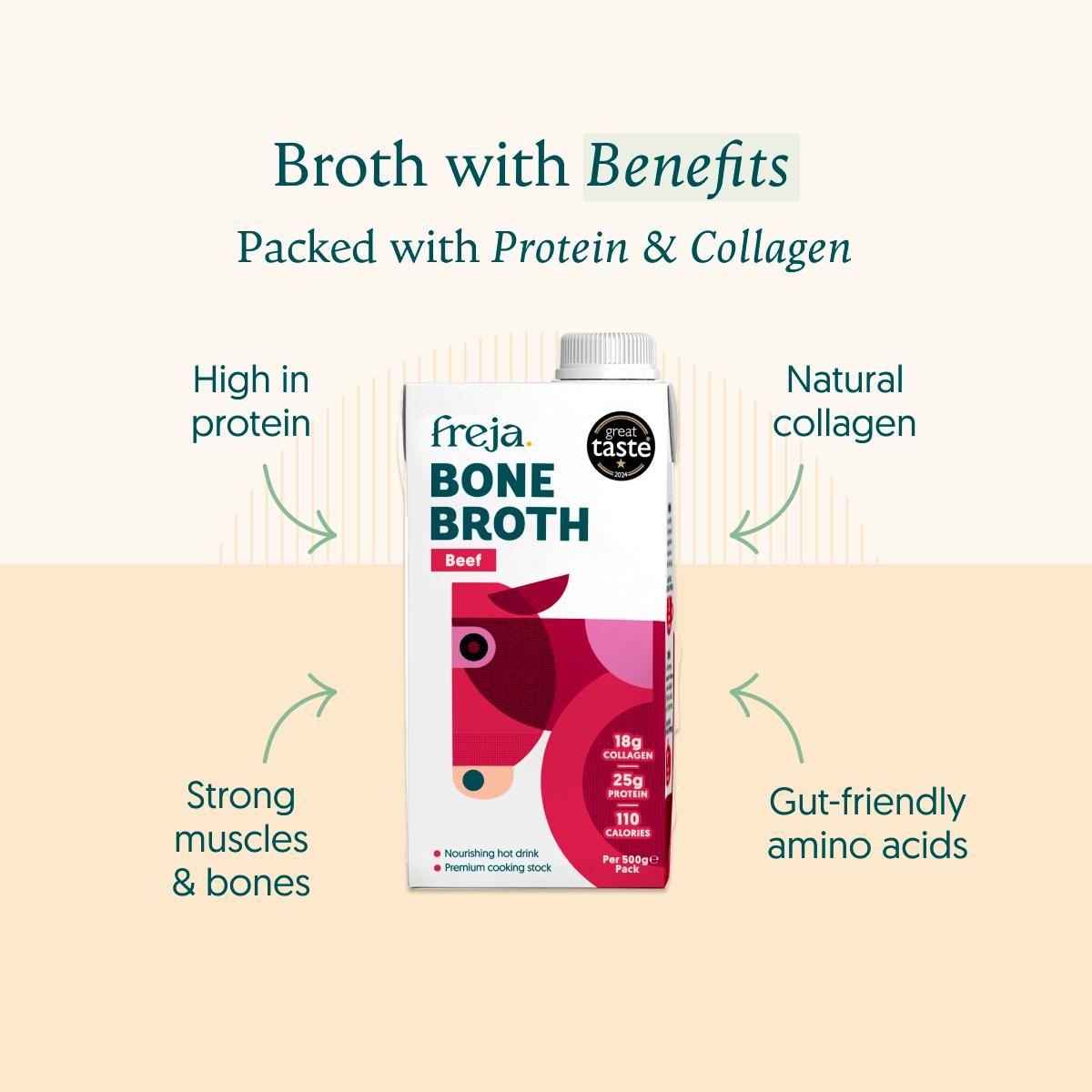 Freja Beef Bone Broth 500ml thumbnail 6
